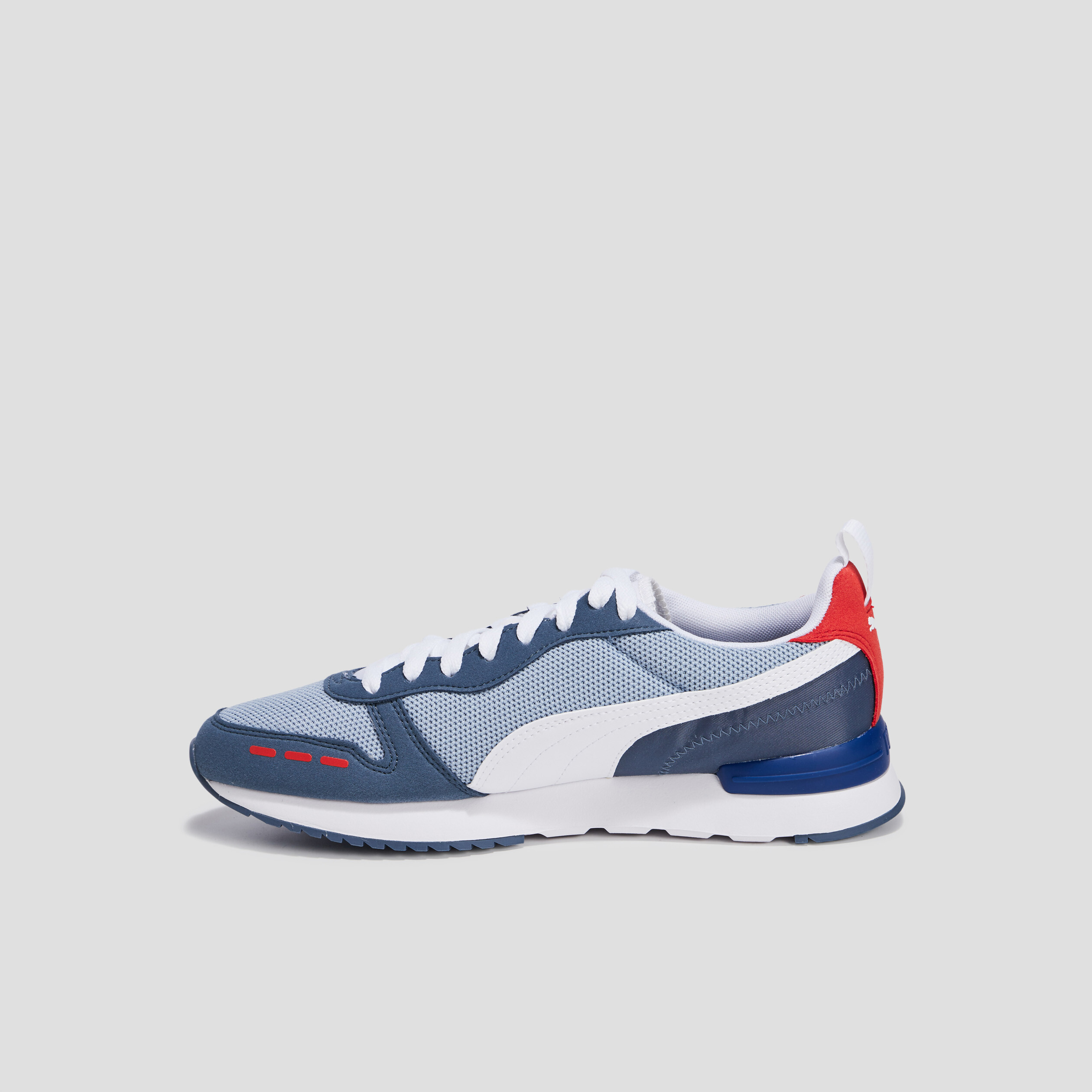 runnings a lacets puma r78 bleu gris homme Runnings à lacets Puma R78 bleu gris homme