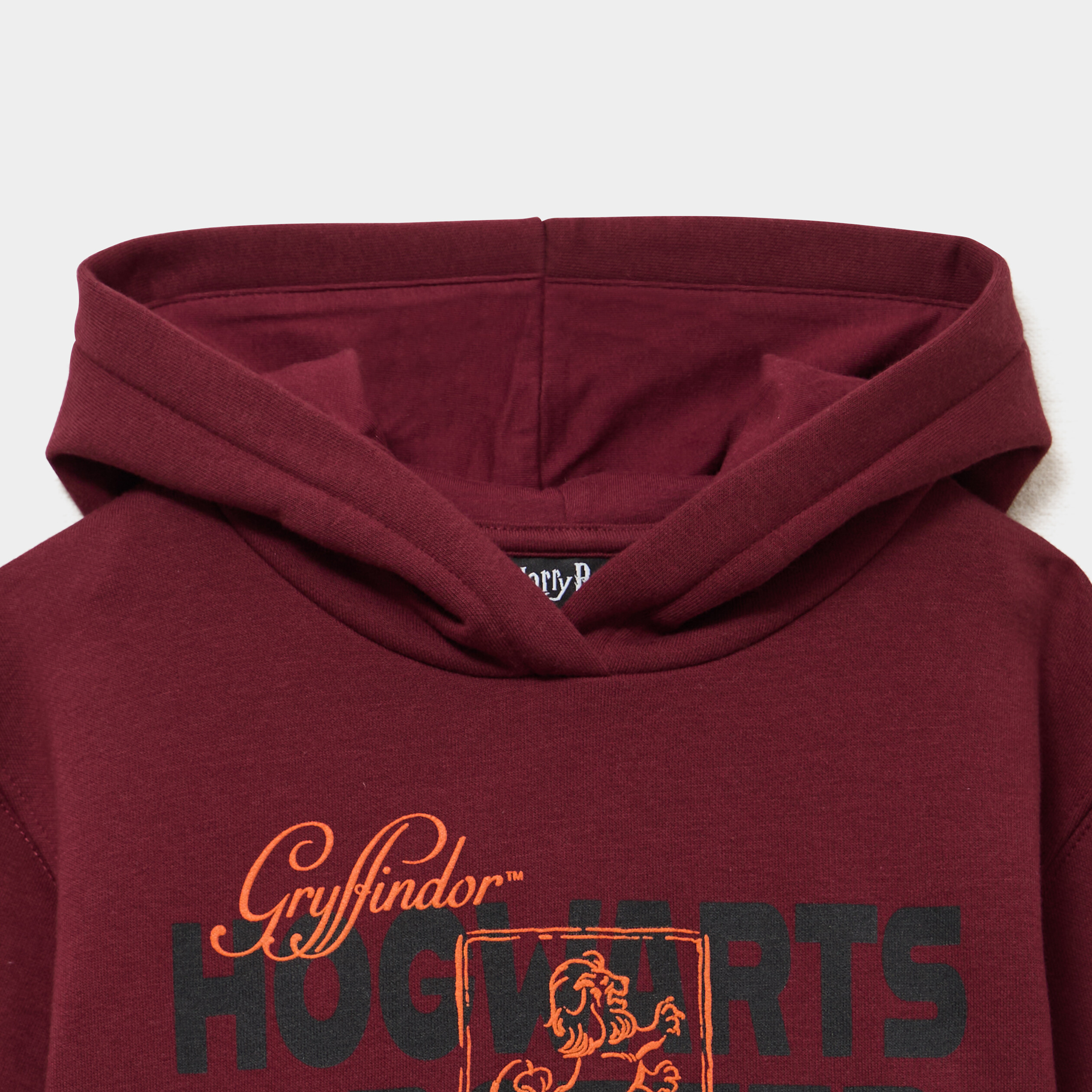 Sweat hoodie 1 poche Harry Potter bordeaux gar&ccedil;on
