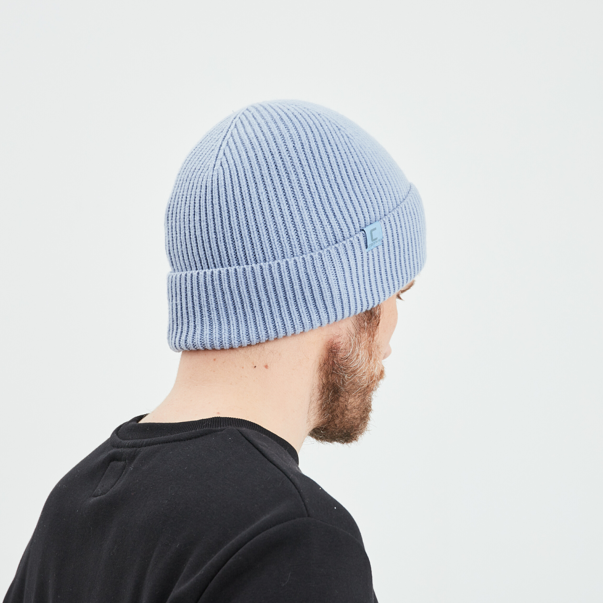 Bonnet tricoté Creeks bleu clair homme
