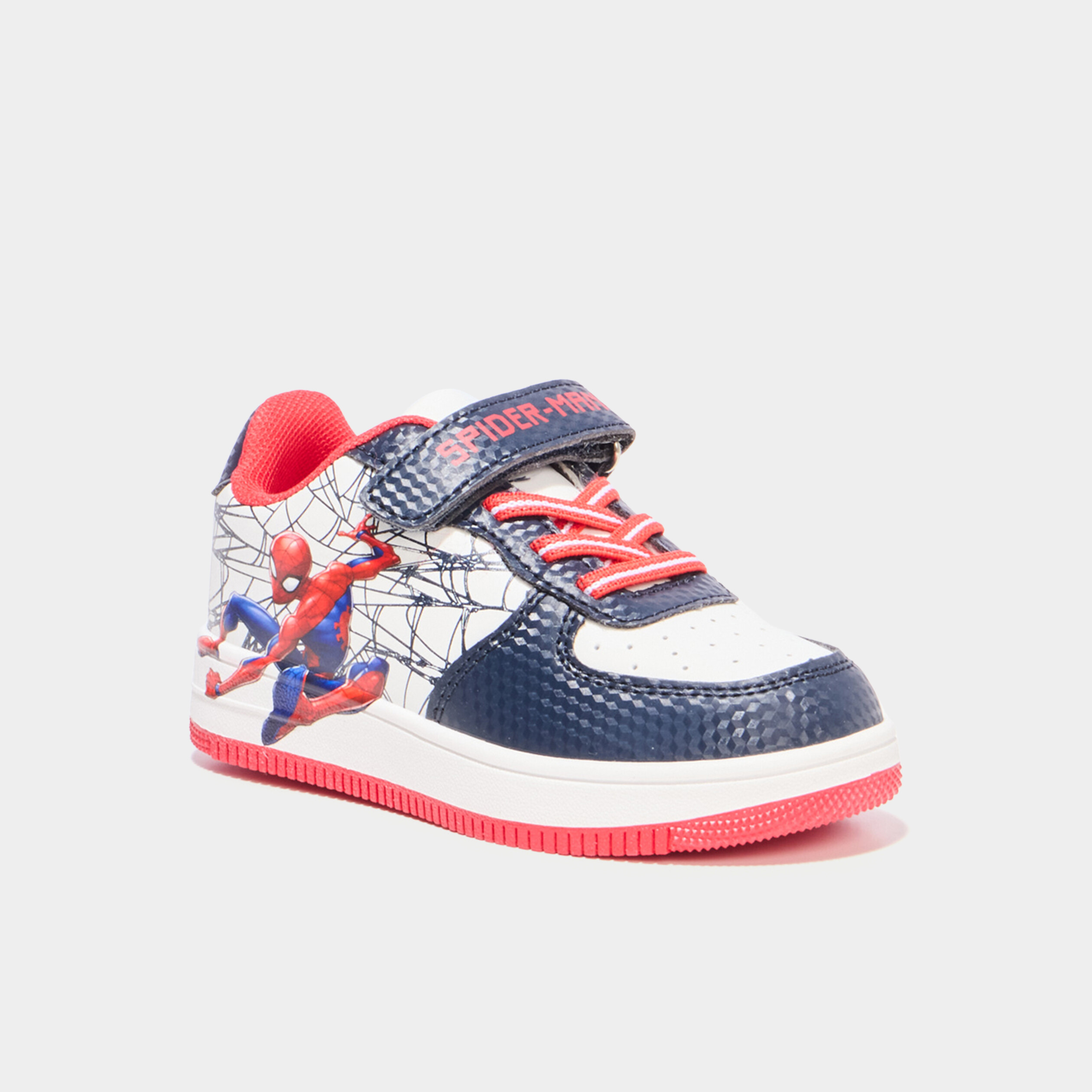 Tennis basses &agrave; scratchs Spider-Man multicolore gar&ccedil;on