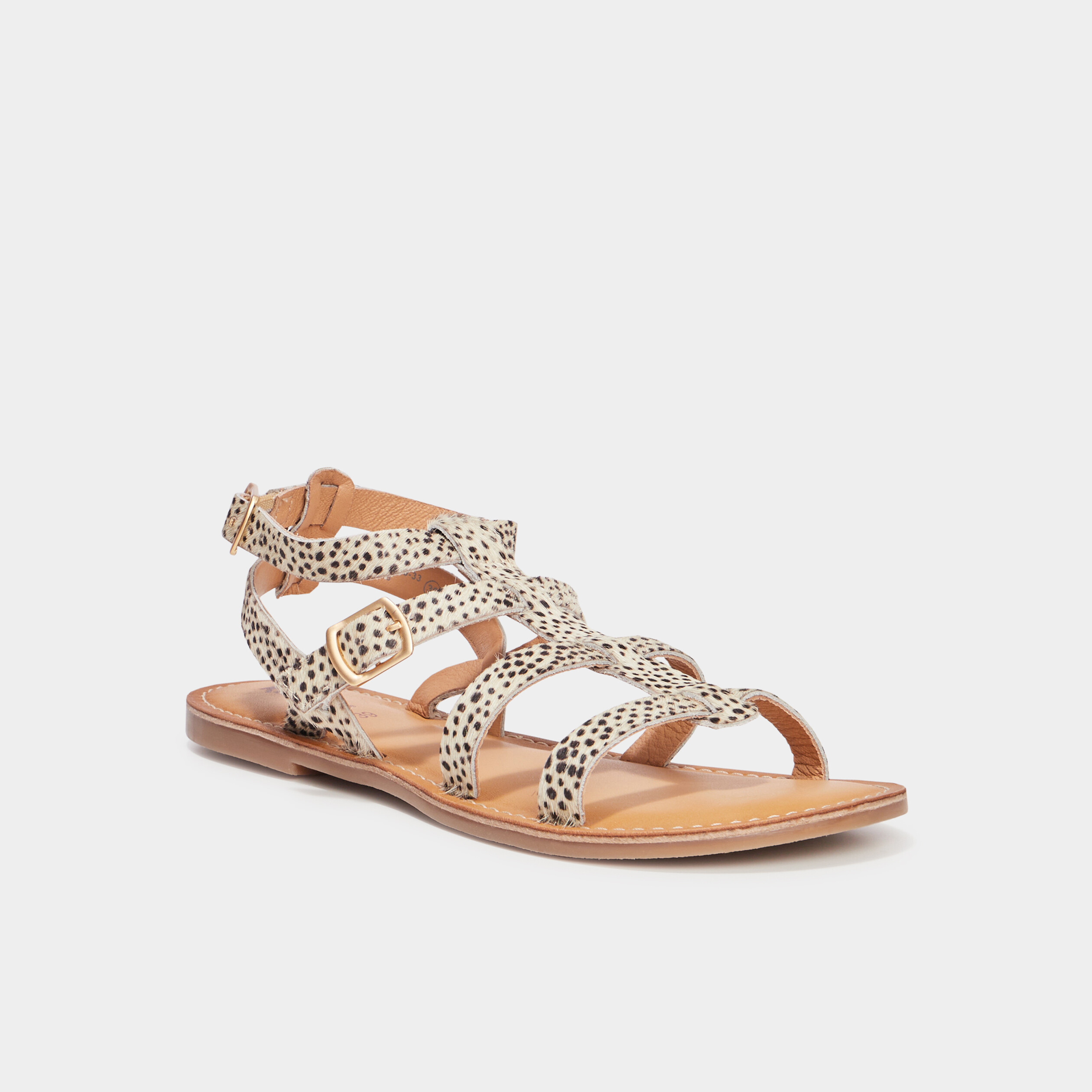 sandales en cuir kickers kickdazed blanc femme Sandales en cuir Kickers Kickdazed blanc femme