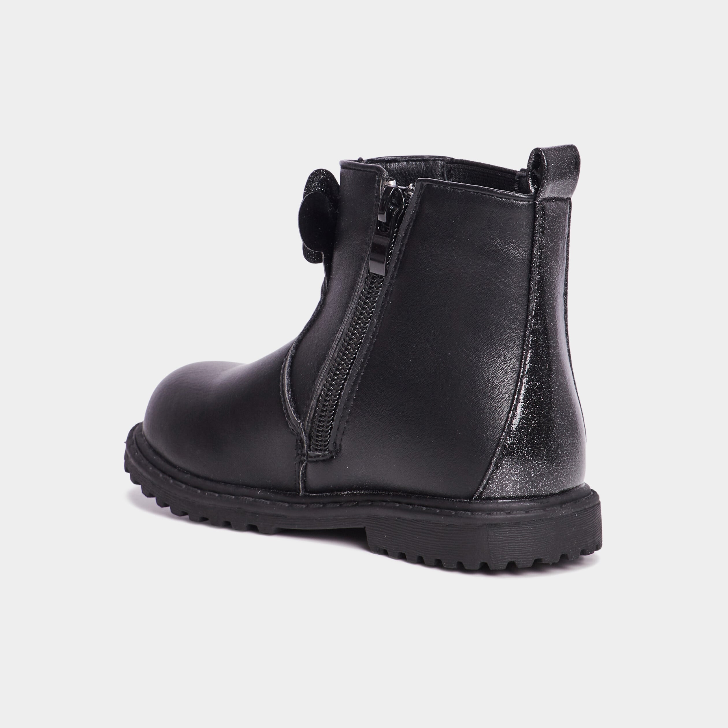 Bottines chelsea Minnie noir fille