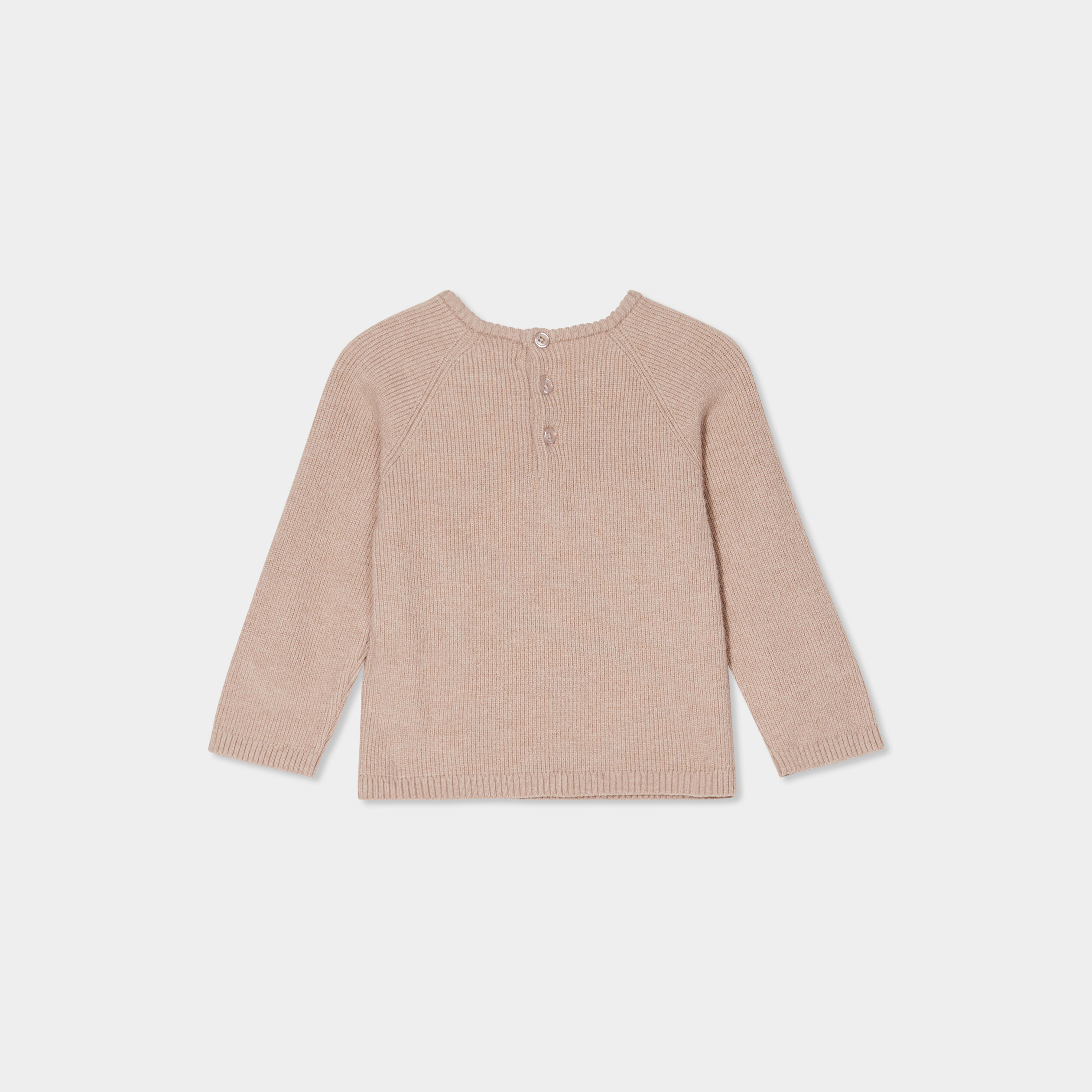Ensemble 2 pi&egrave;ces tricot Kimbaloo taupe b&eacute;b&eacute;