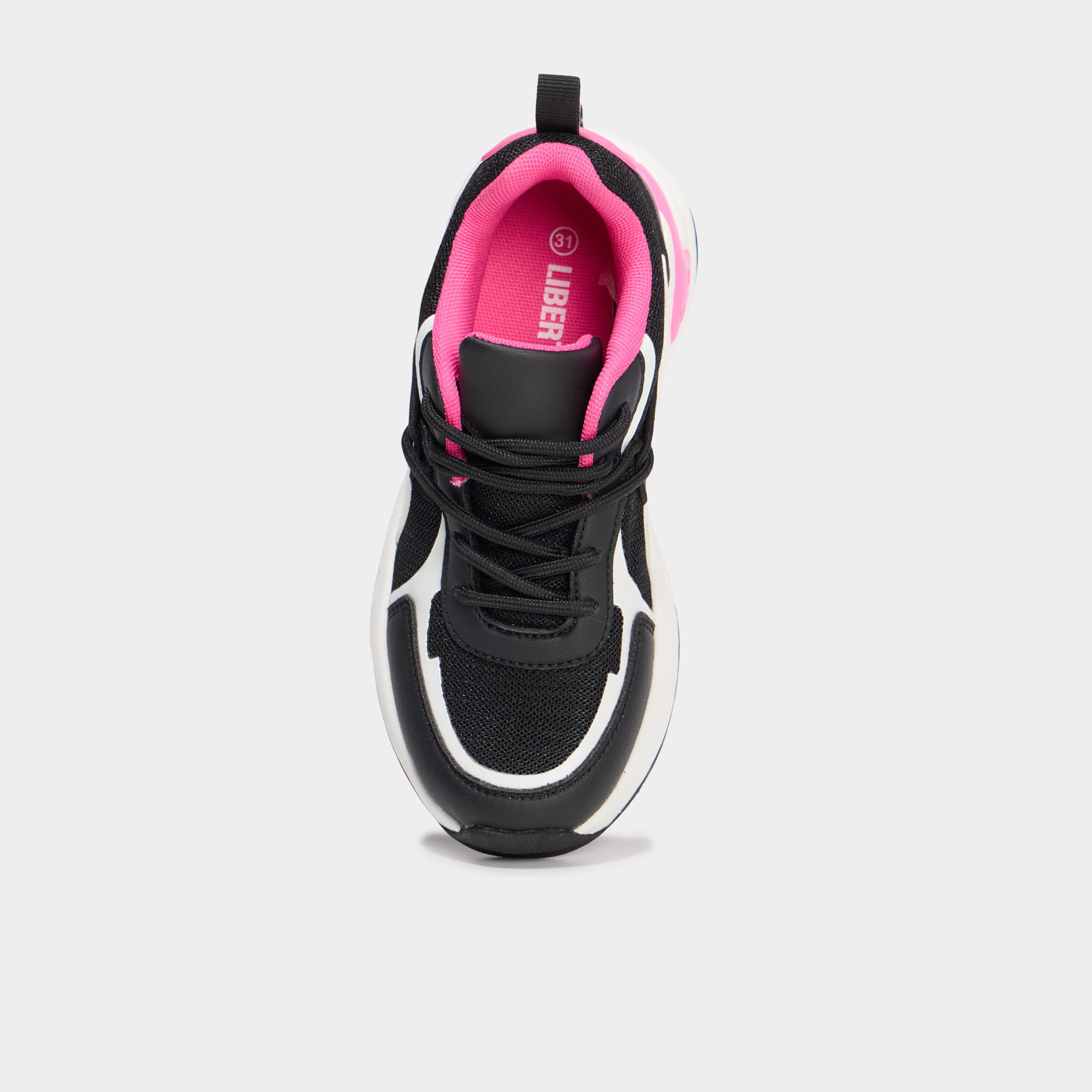 baskets running a lacets liberto noir fille Baskets running à lacets Liberto noir fille