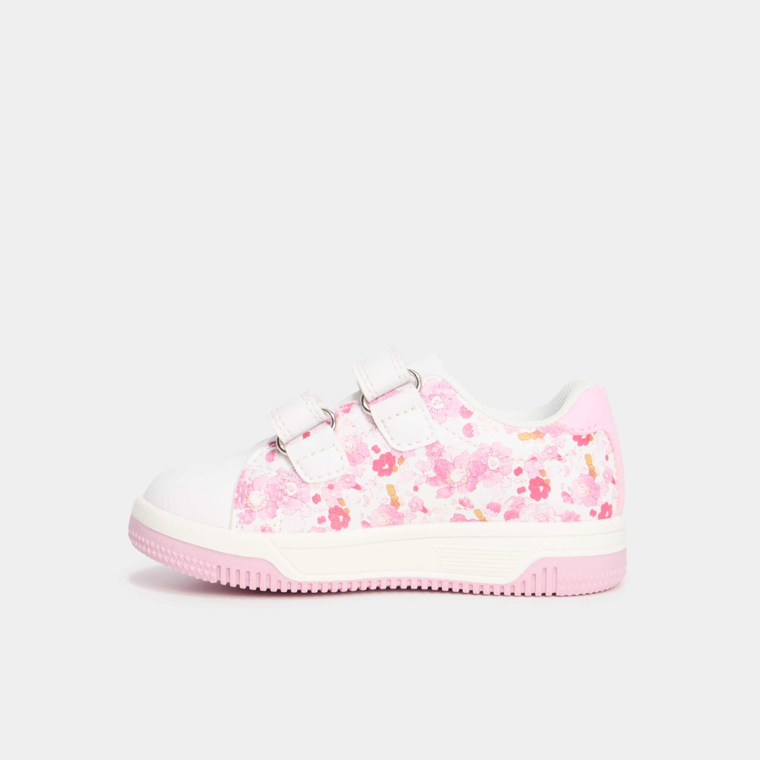 Tennis basses &agrave; scratchs multicolore b&eacute;b&eacute; fille