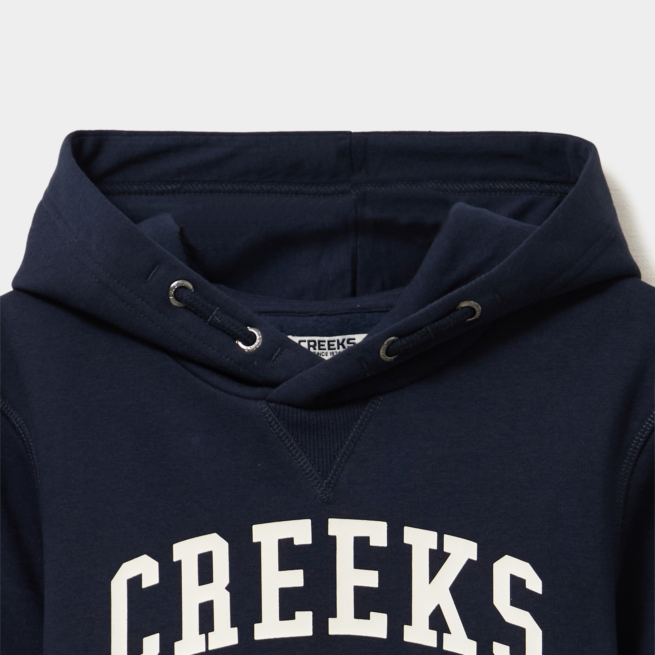 Sweat hoodie 1 poche oversize bleu marine gar&ccedil;on