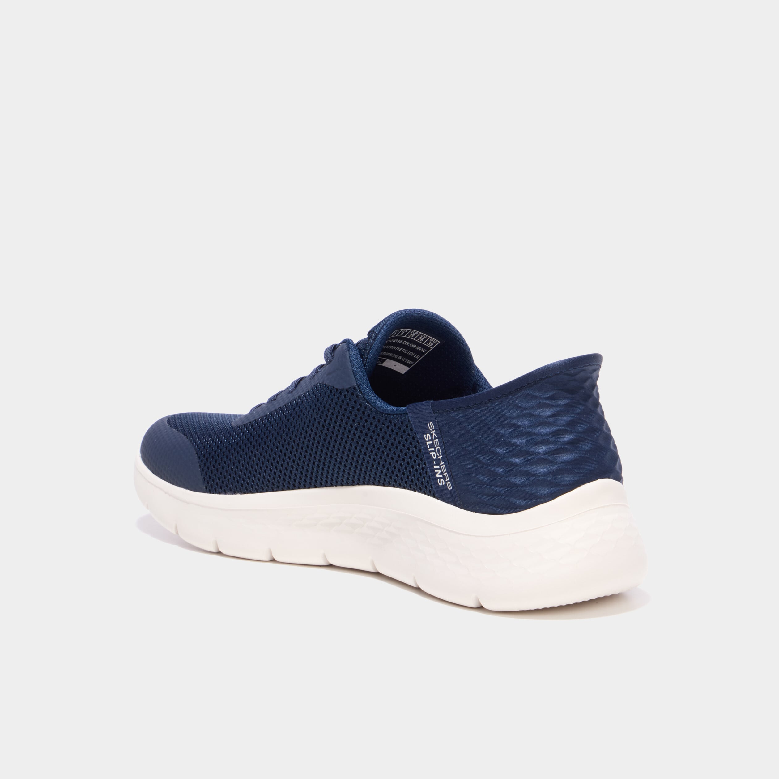 Baskets running Slip Ins GO WALK FLEX bleu marine femme
