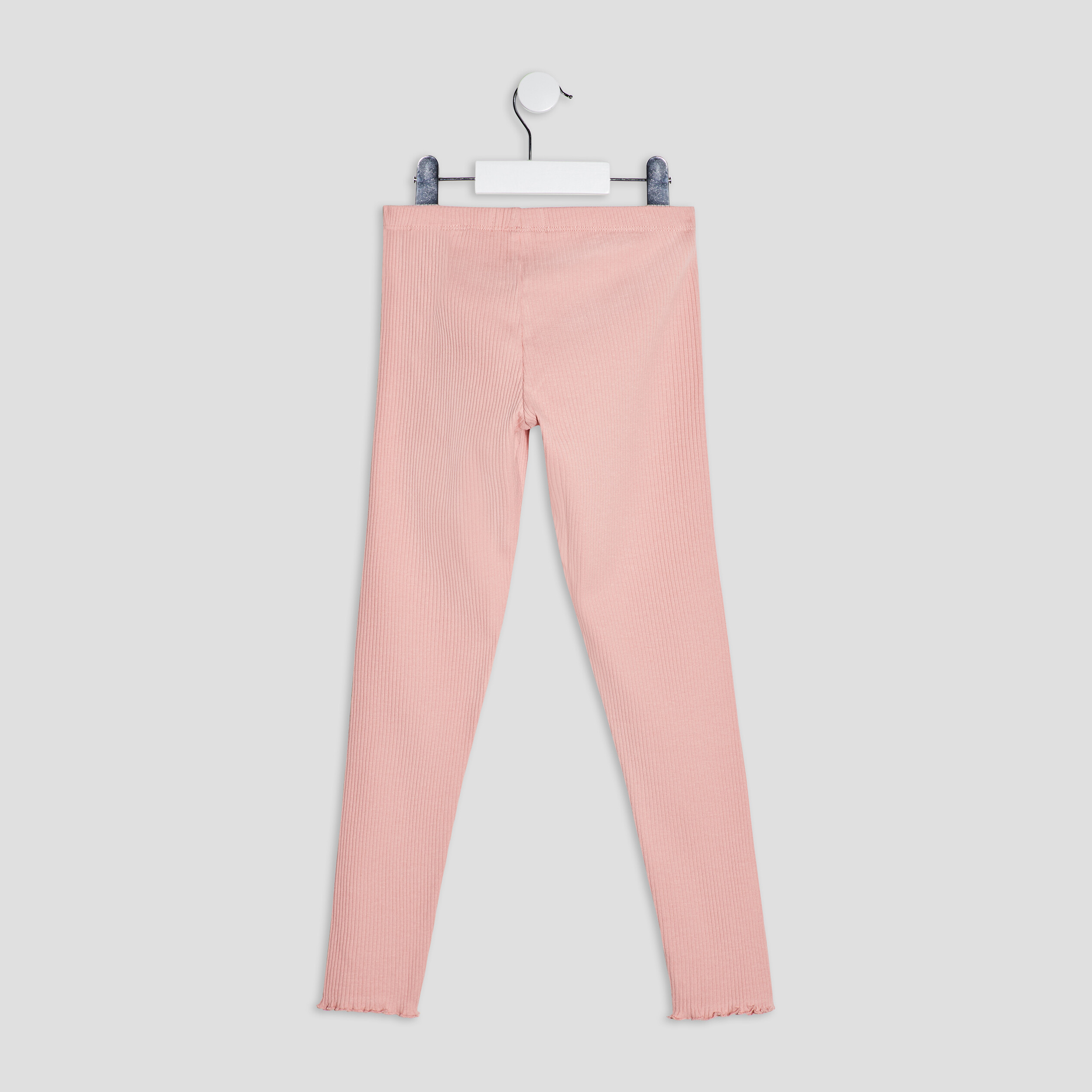 Leggings côtelé Creeks rose fille