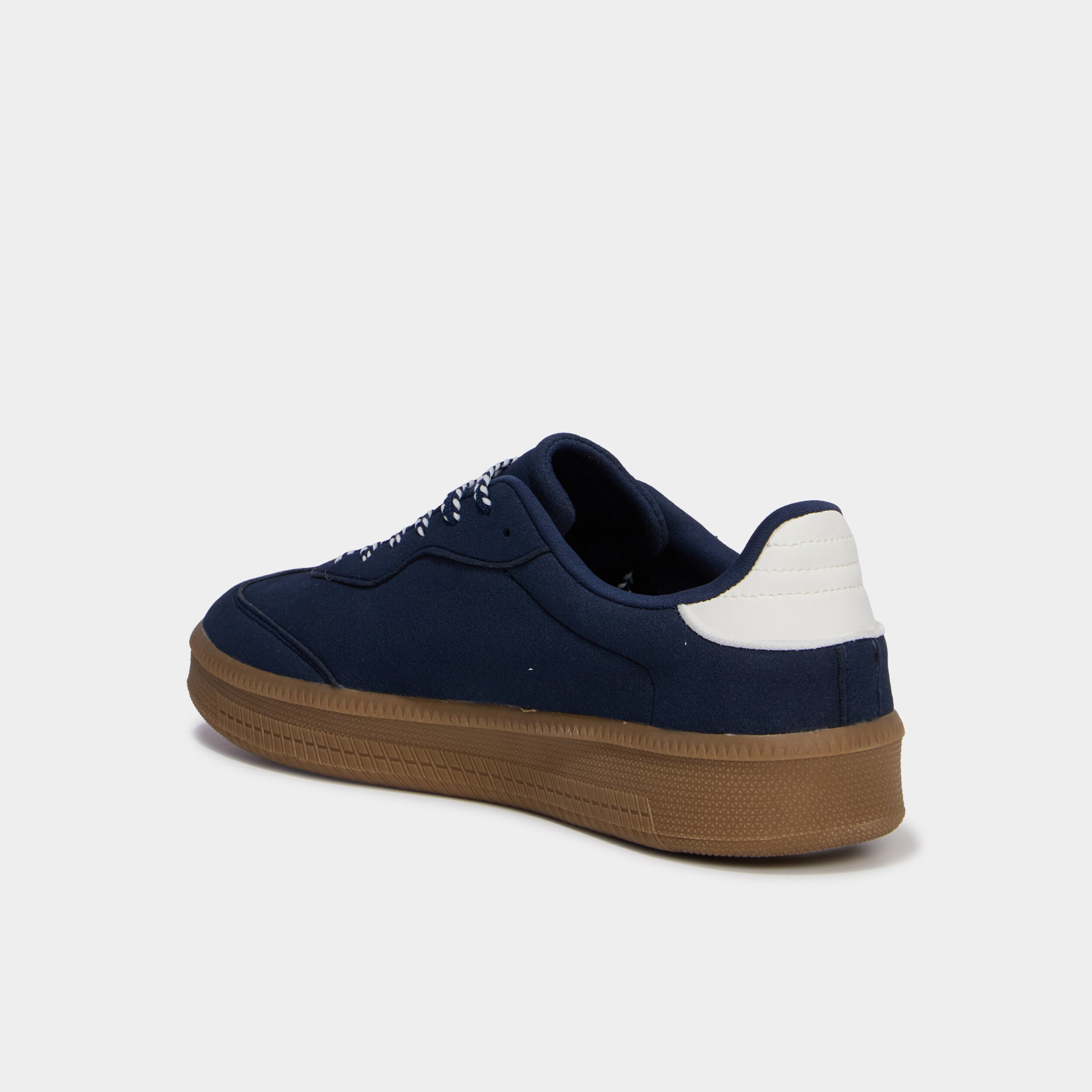 Baskets &agrave; lacets bleu marine femme