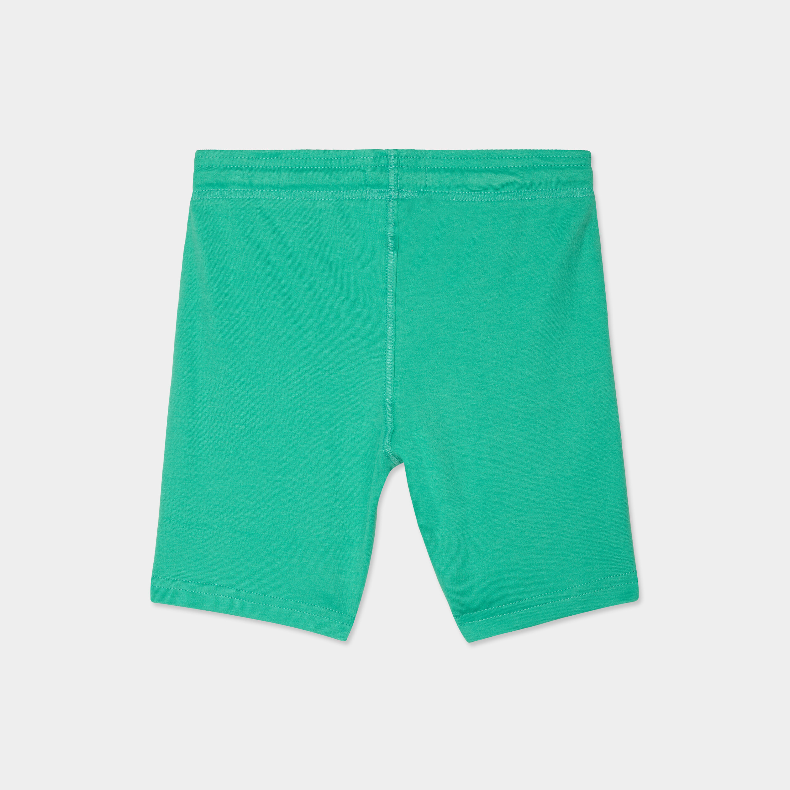 Short jogging droit taille &eacute;lastiqu&eacute;e vert menthe gar&ccedil;on