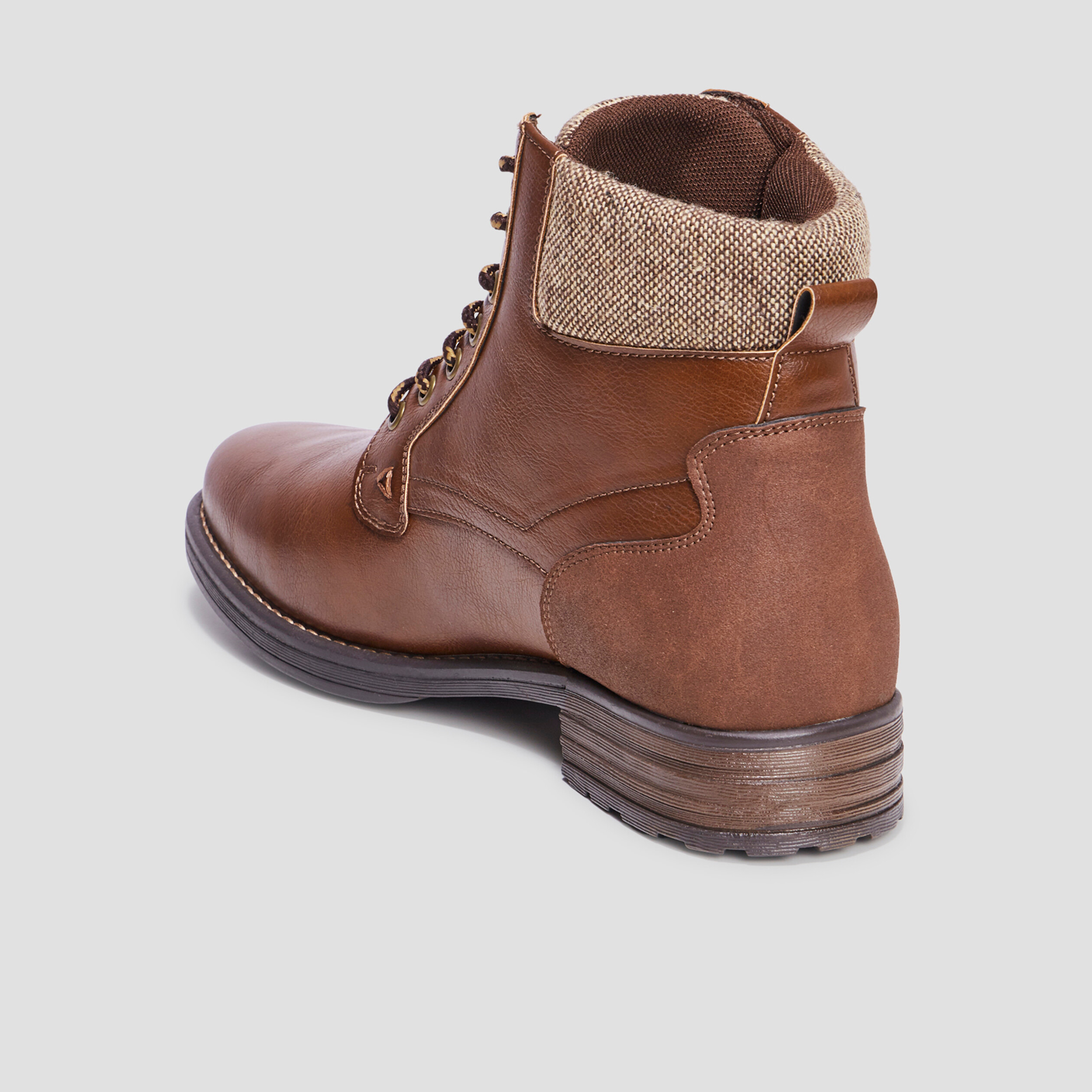 Bottines à lacets clearance marron
