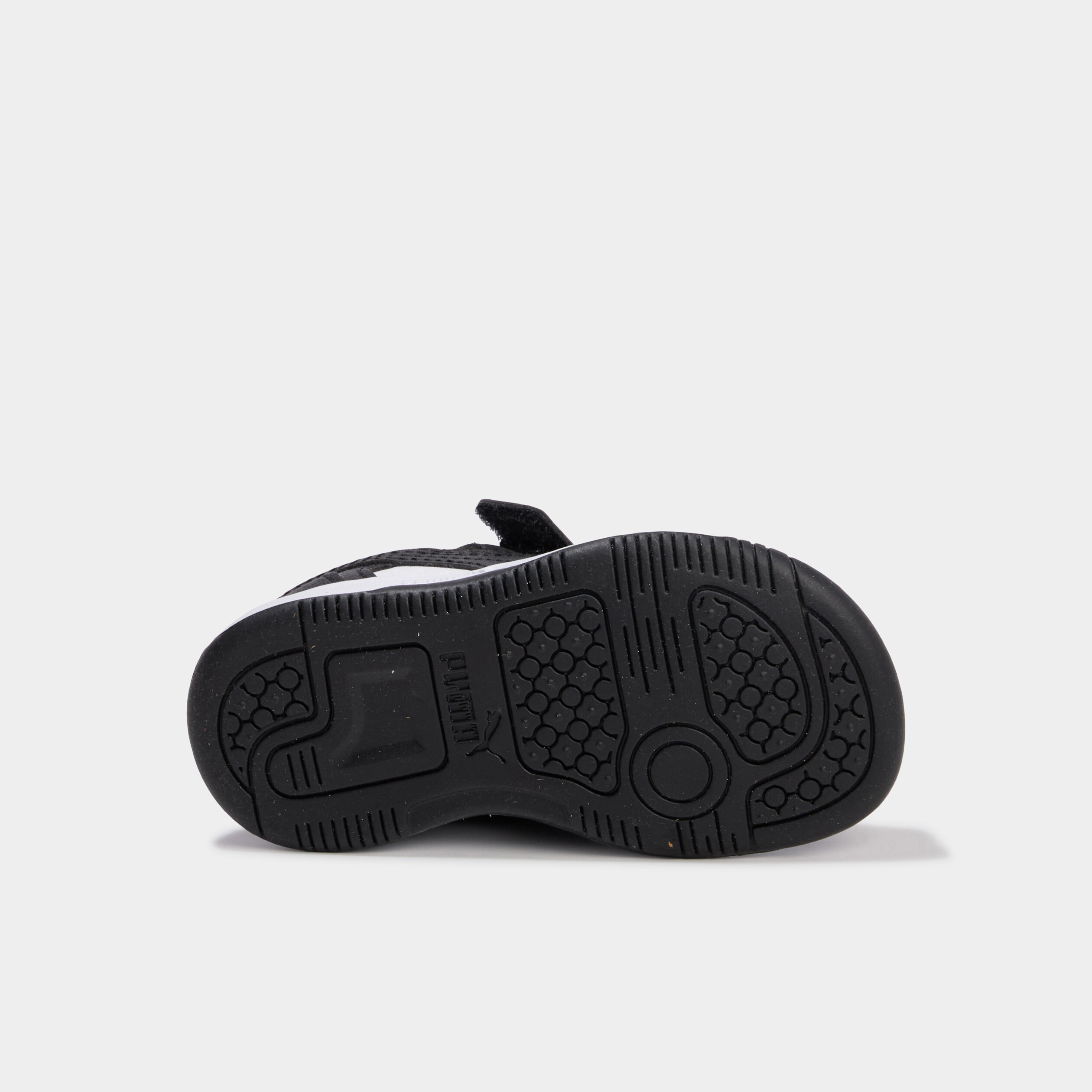 Baskets &agrave; scratchs Puma Rebound Slam noir b&eacute;b&eacute; gar&ccedil;on