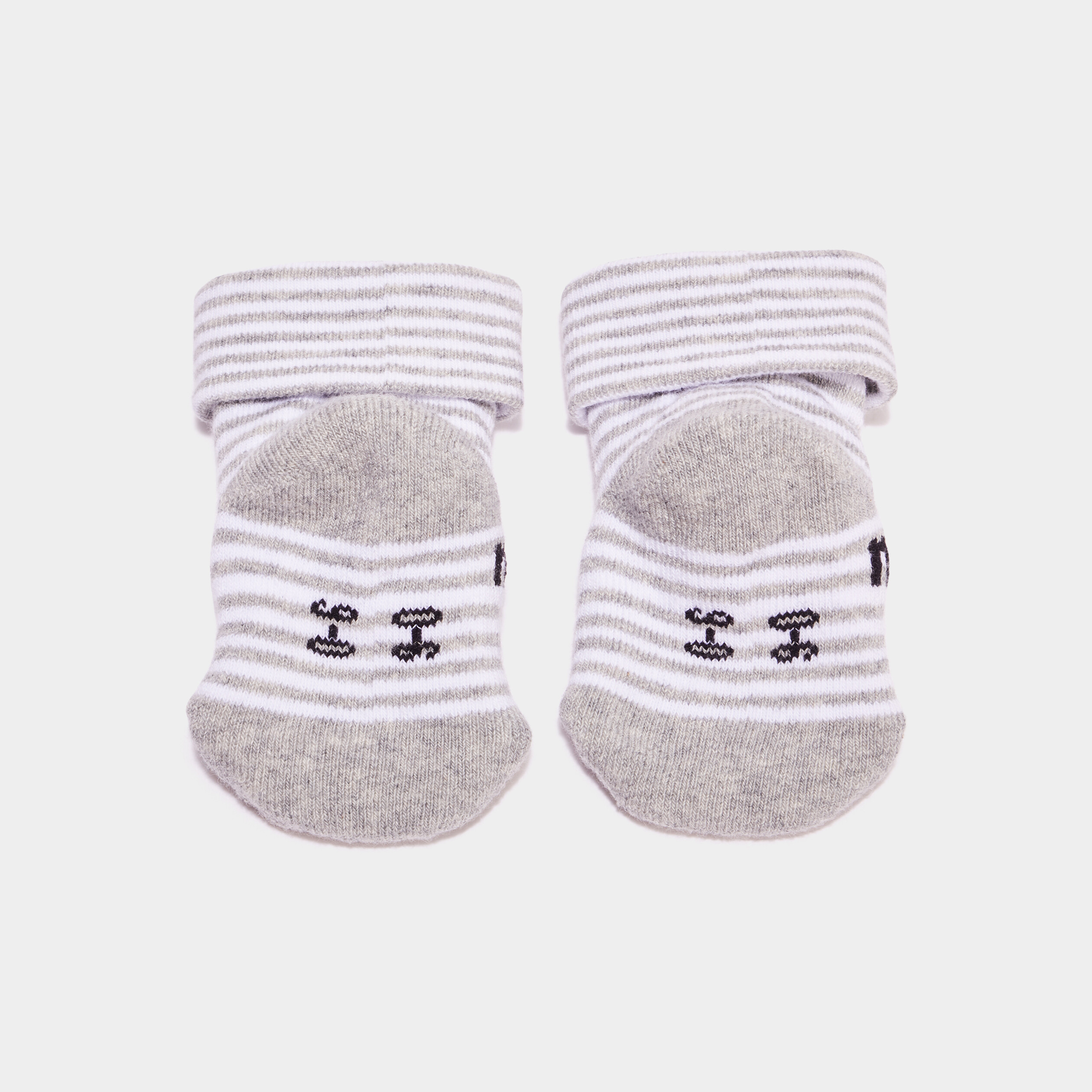 chaussettes gris bebe Chaussettes gris bébé
