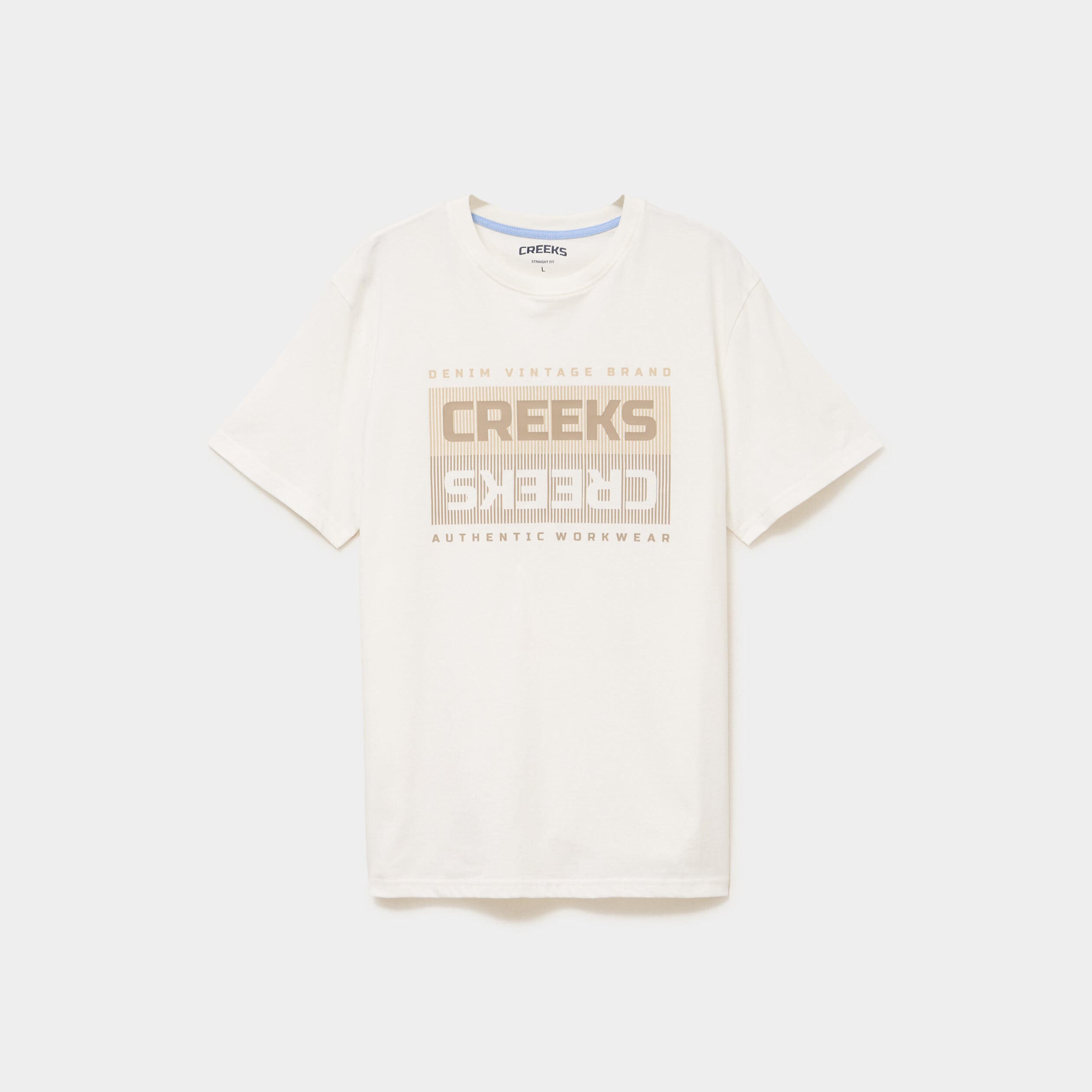T-shirt manches courtes coton blanc homme