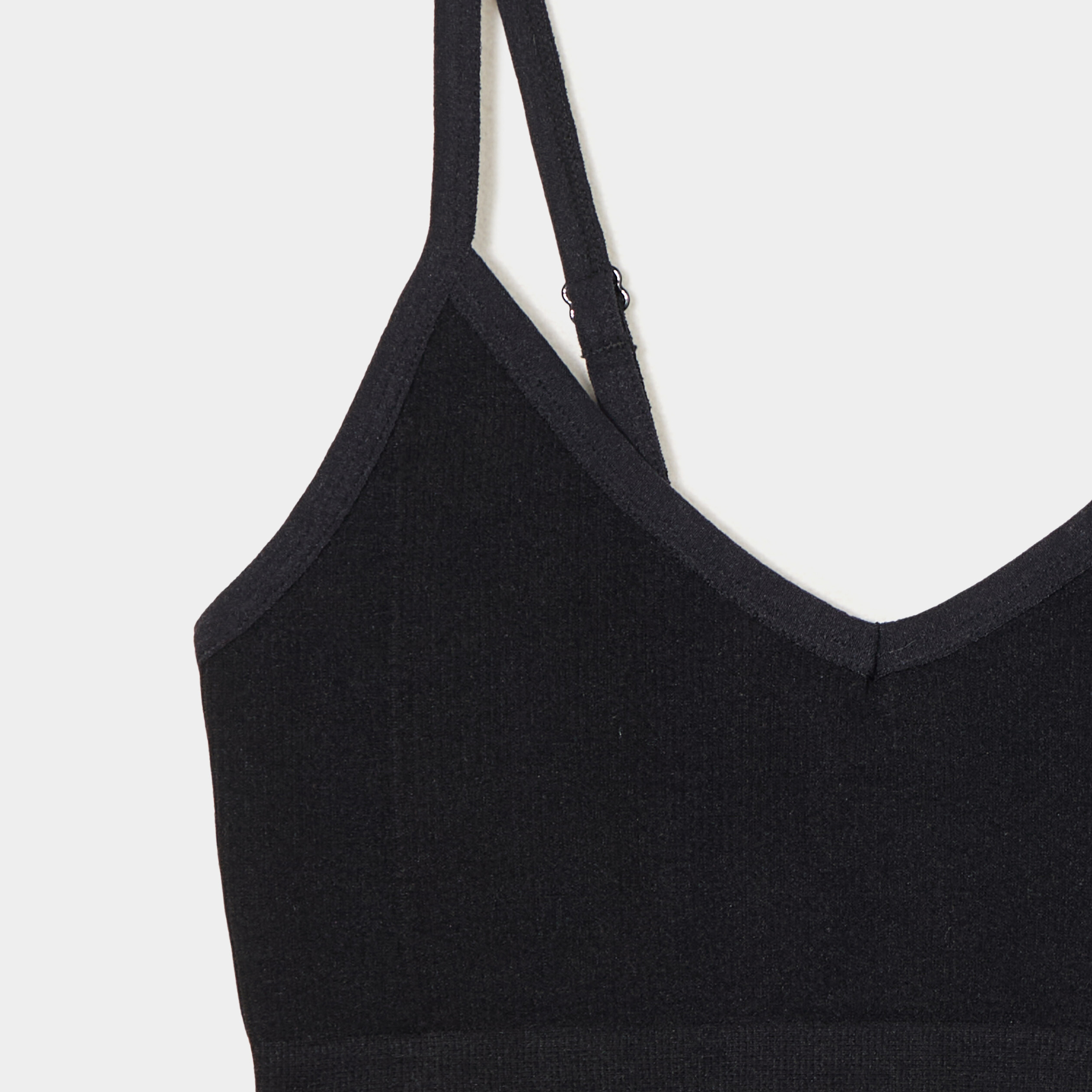 Lot 2 brassières bretelles ajustables noir femme