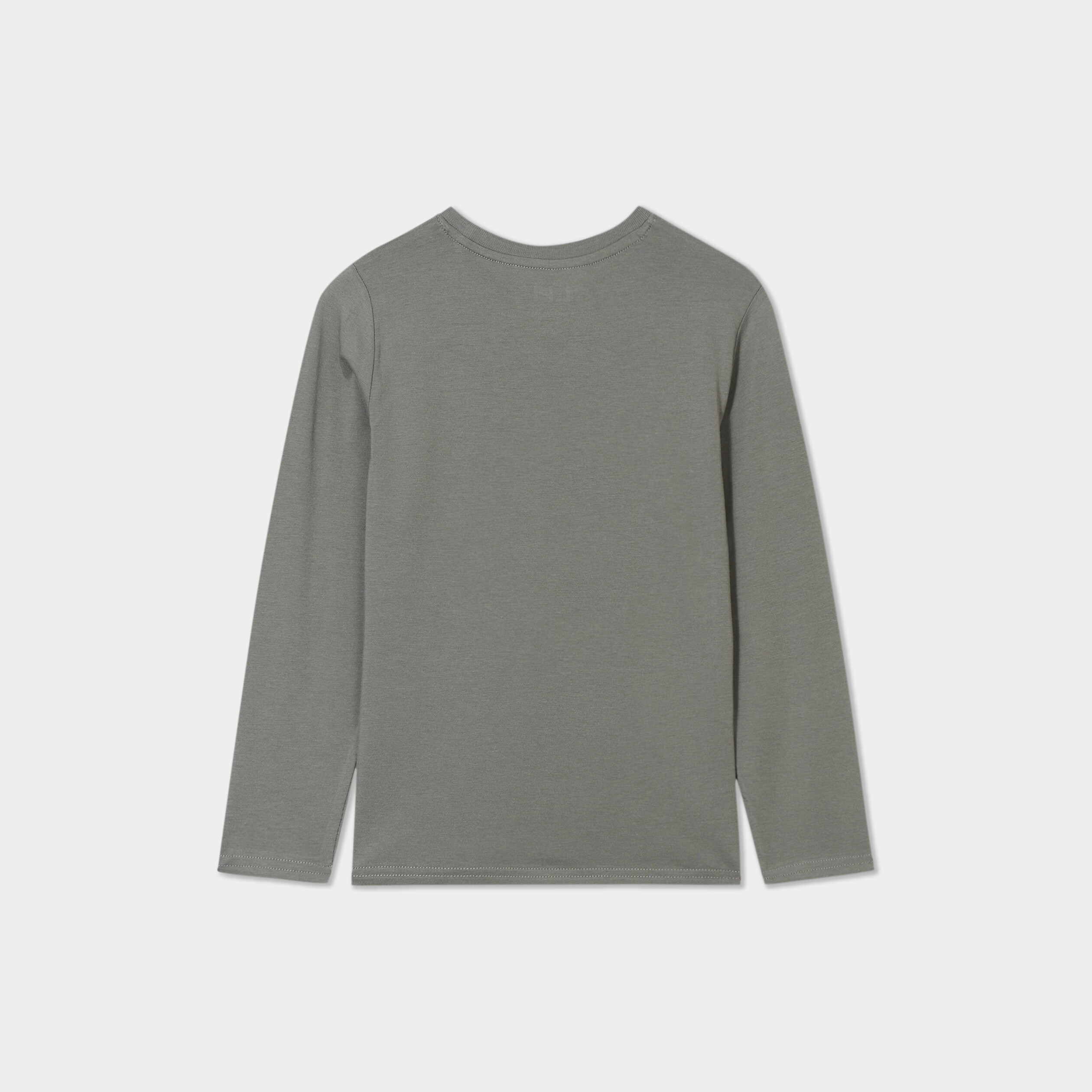 t shirt manches longues vert kaki garcon T-shirt manches longues vert kaki garçon
