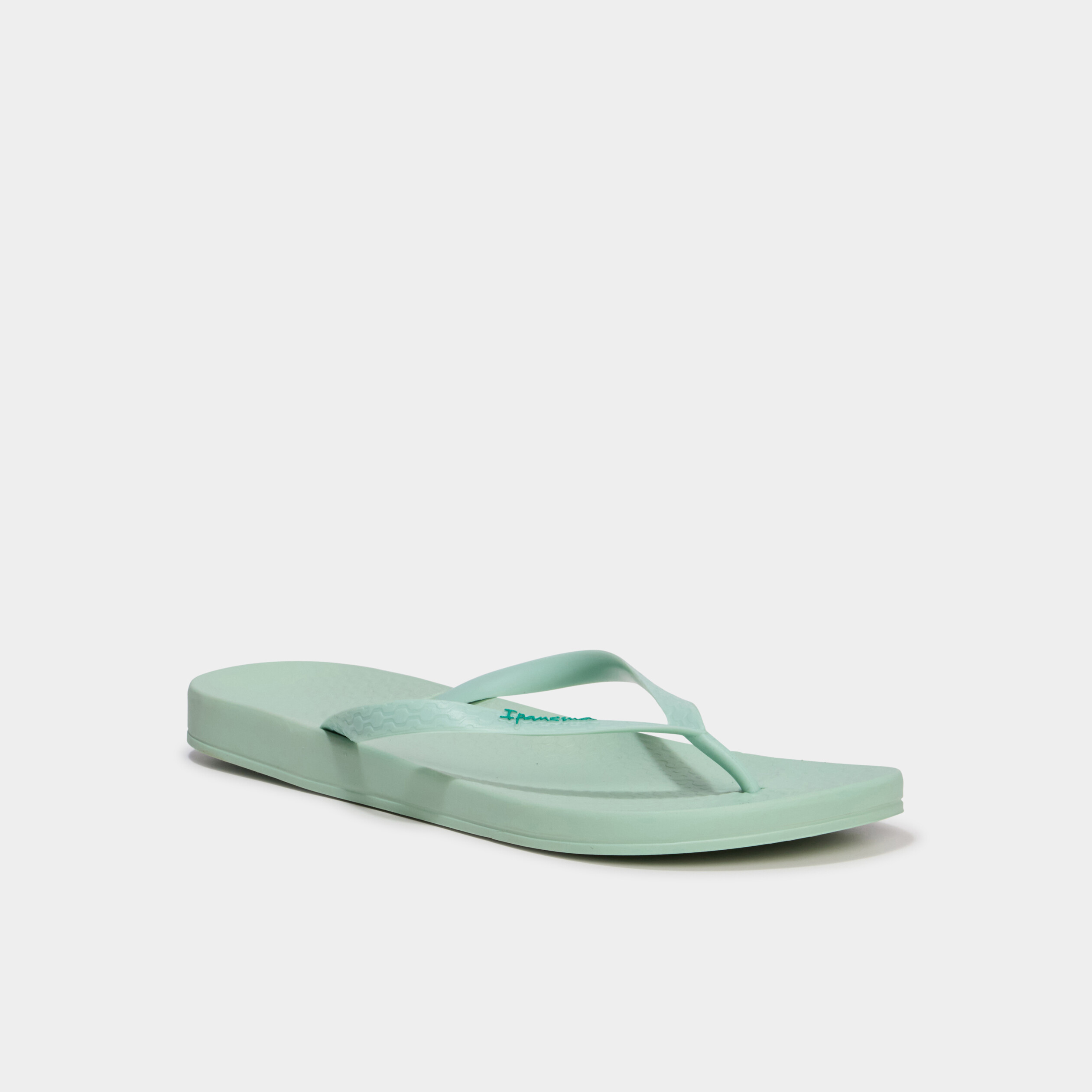 Tongs vert pastel femme