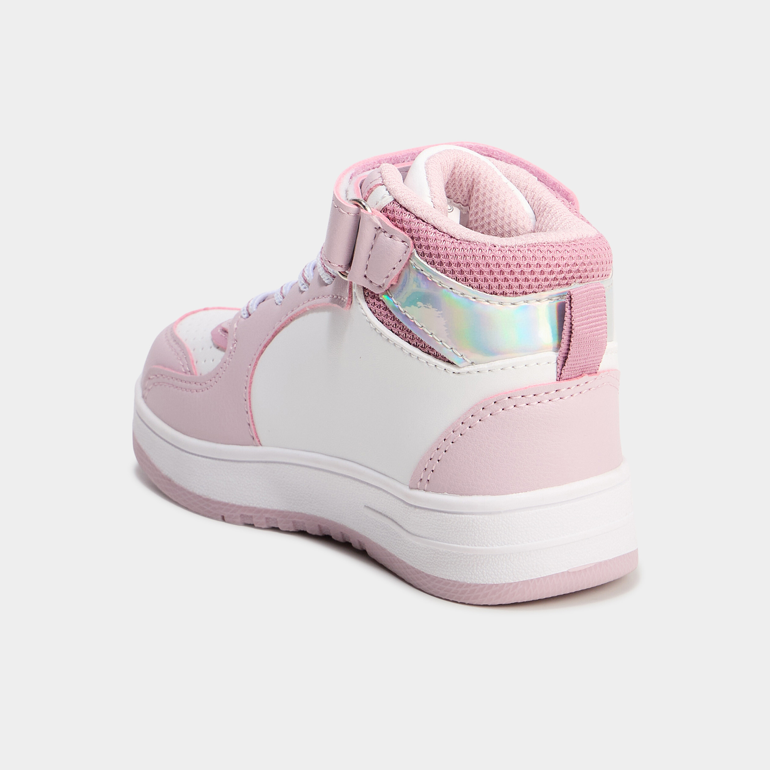 baskets montantes a scratchs stitch blanc fille Baskets montantes à scratchs Stitch blanc fille