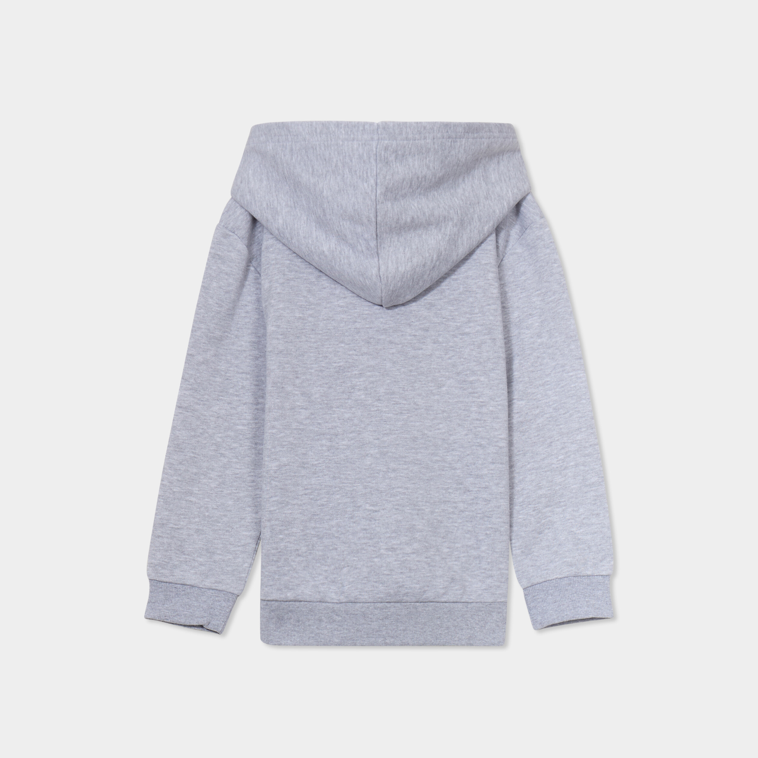 Sweat &agrave; capuche hoodie oversize gris clair gar&ccedil;on