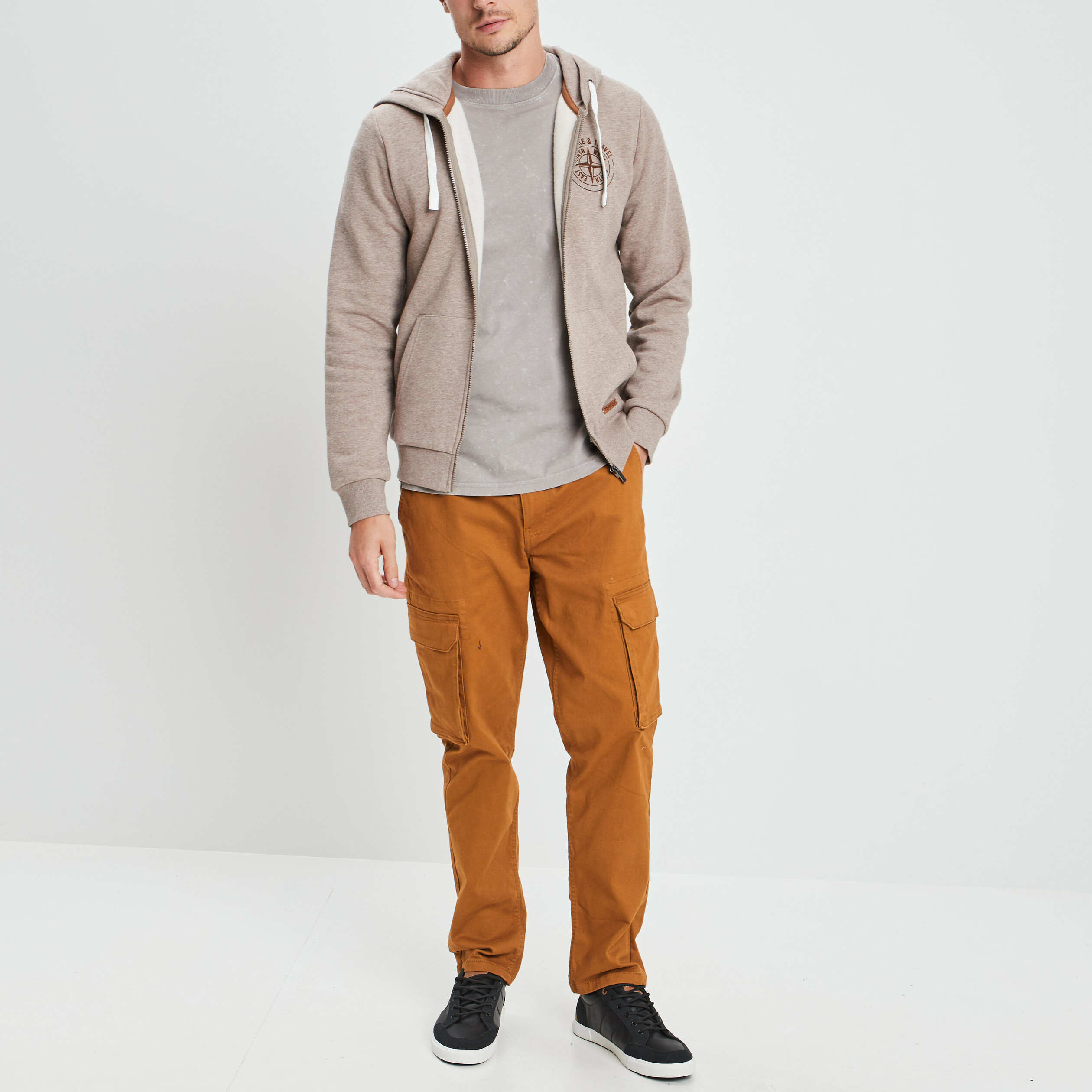 t shirt loose liberto gris clair homme T-shirt loose Liberto gris clair homme