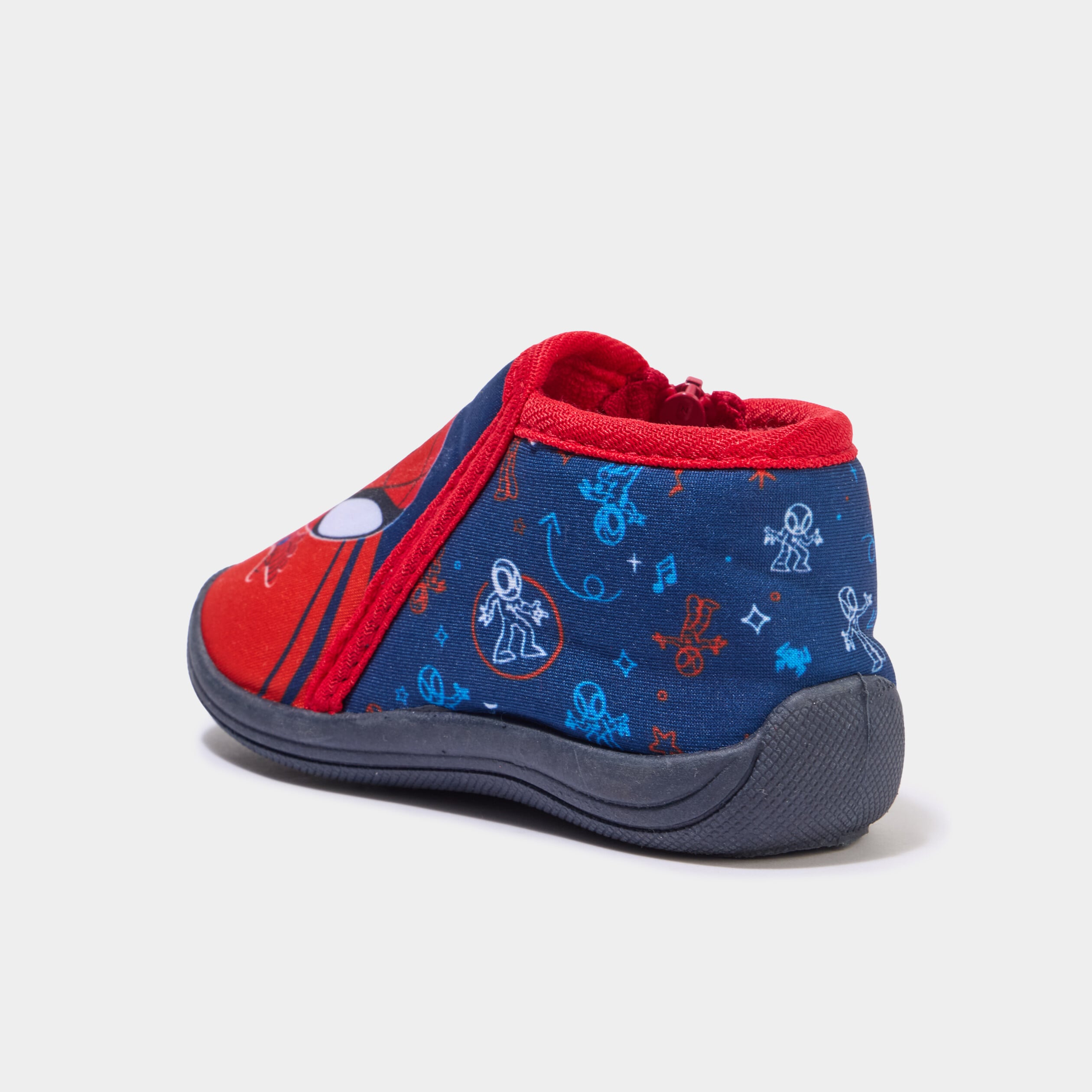 Chaussons bottillons Spider-Man bleu b&eacute;b&eacute; gar&ccedil;on