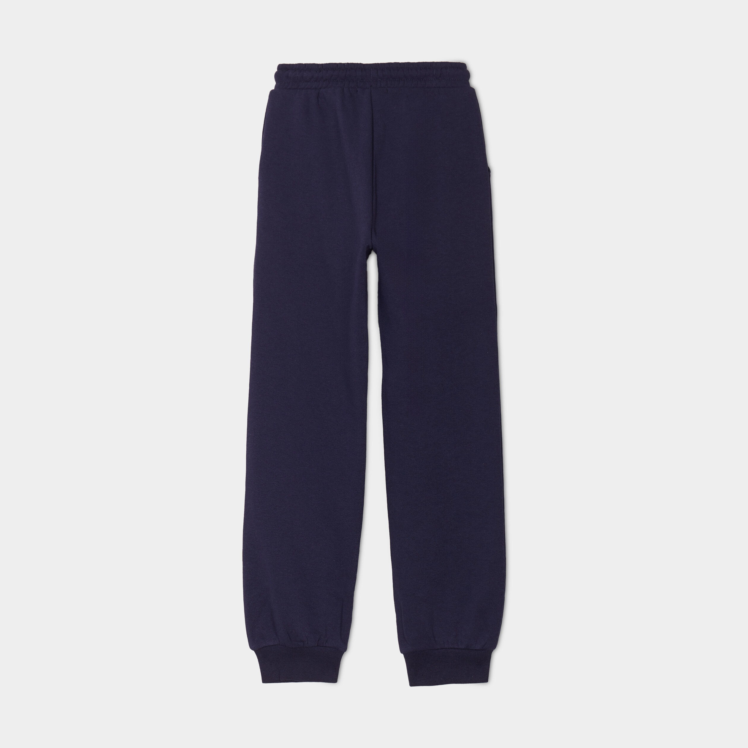 pantalon de jogging droit bleu marine fille Pantalon de jogging droit bleu marine fille