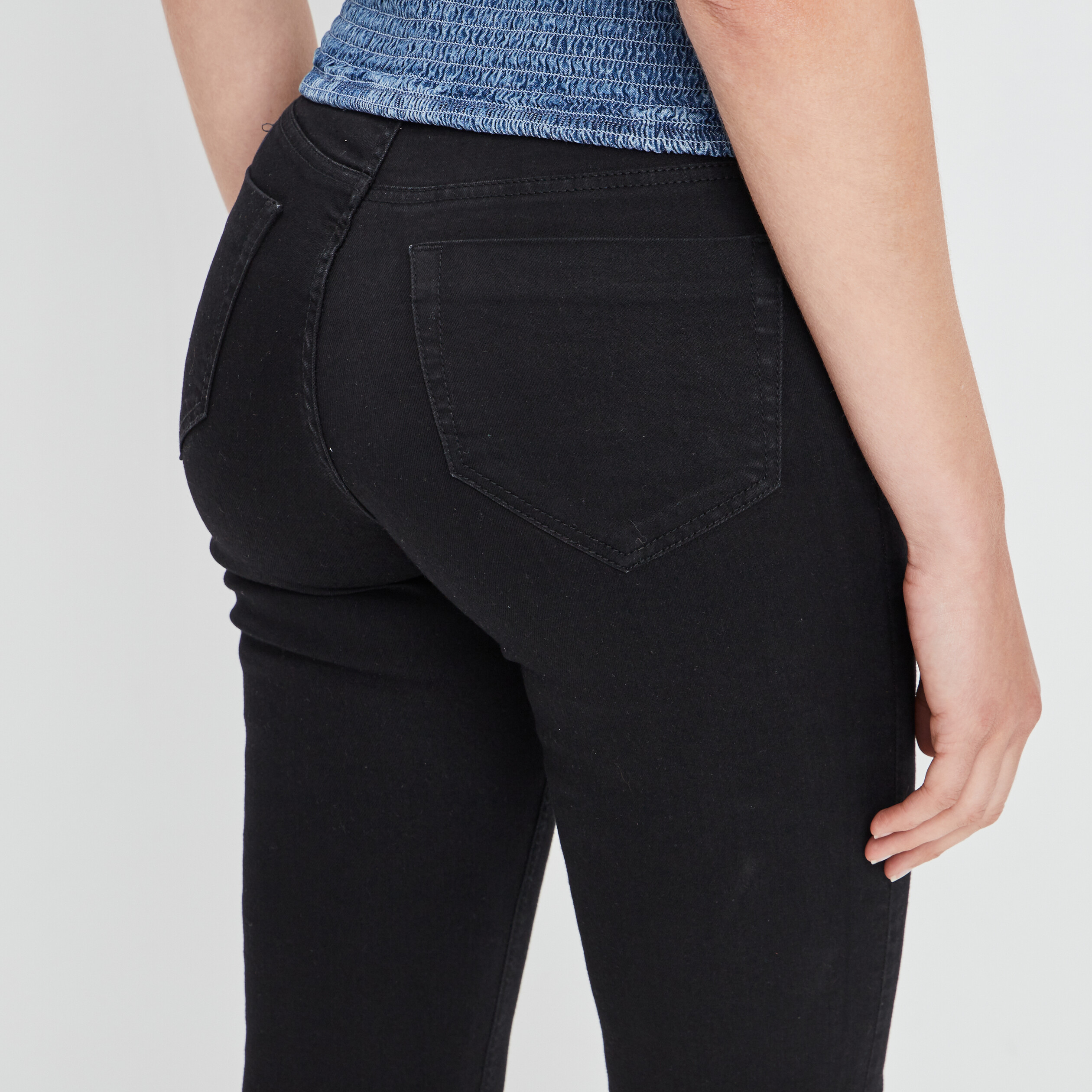 Jeans skinny 5 poches noir femme