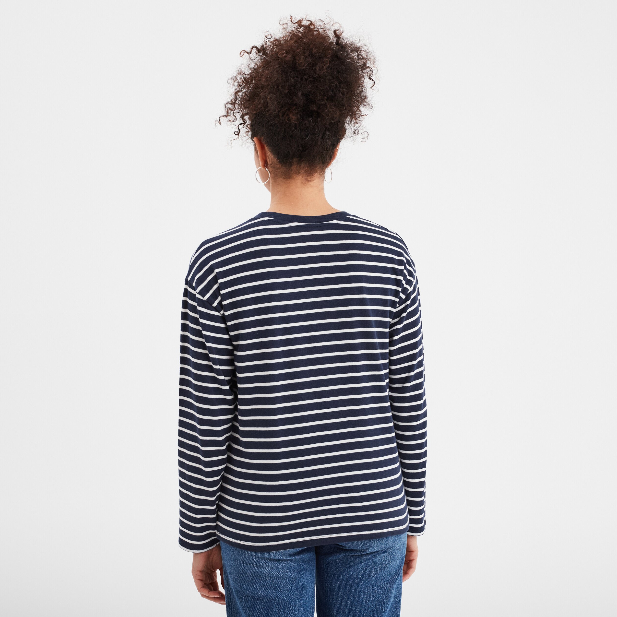 t shirt manches longues creeks bleu marine femme T-shirt manches longues Creeks bleu marine femme