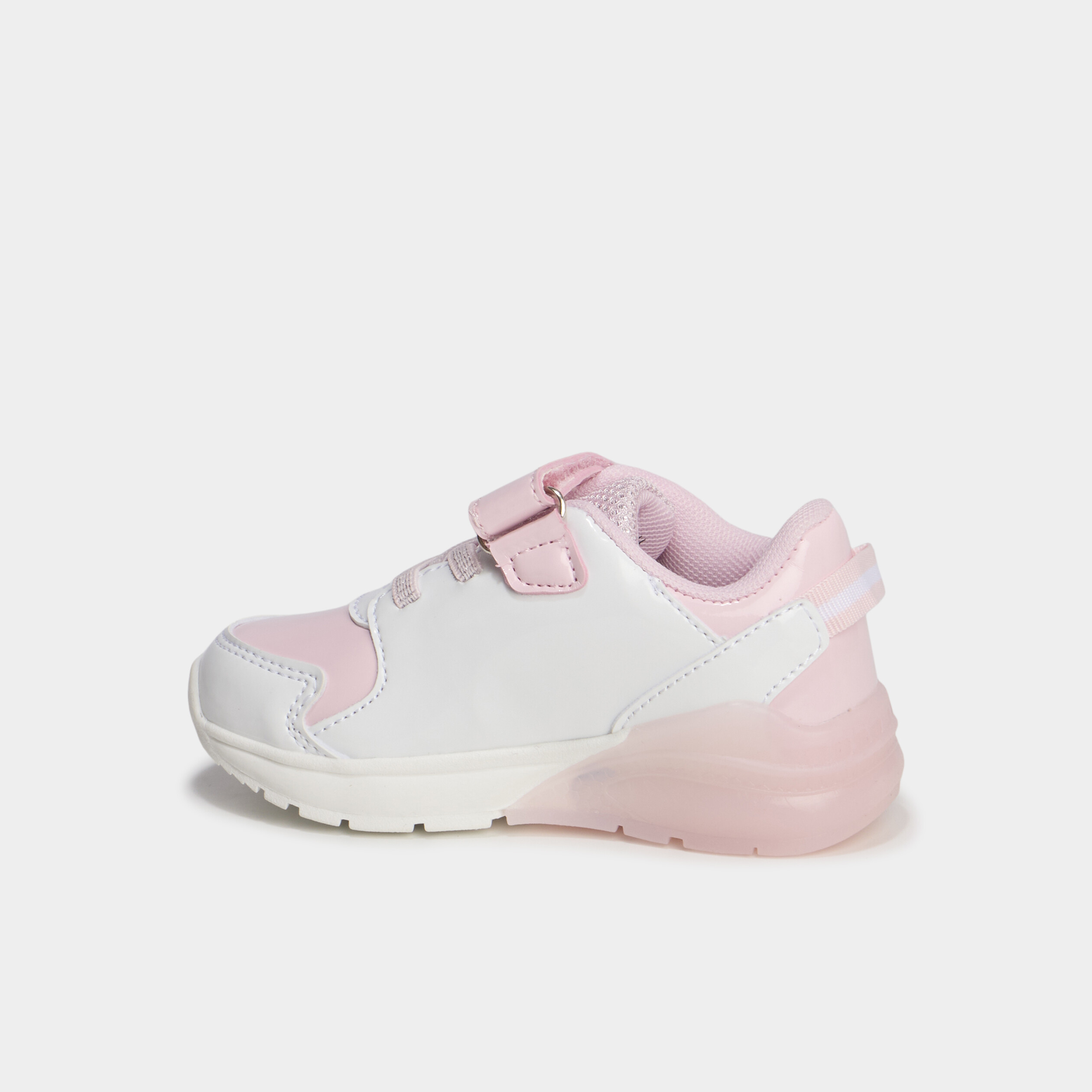 Baskets running lumineuses Stitch rose b&eacute;b&eacute; fille