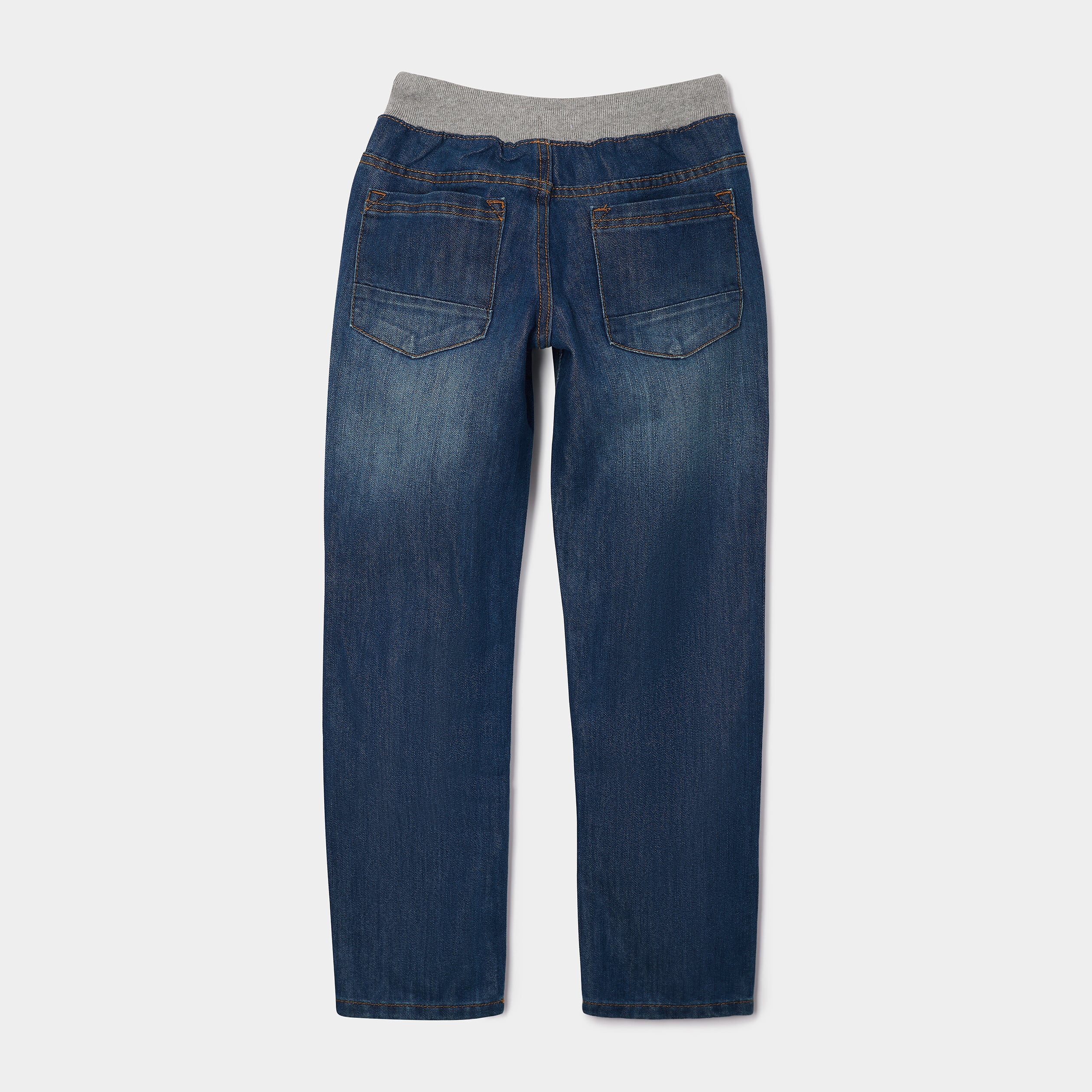 Jeans regular taille ajustable denim stone gar&ccedil;on