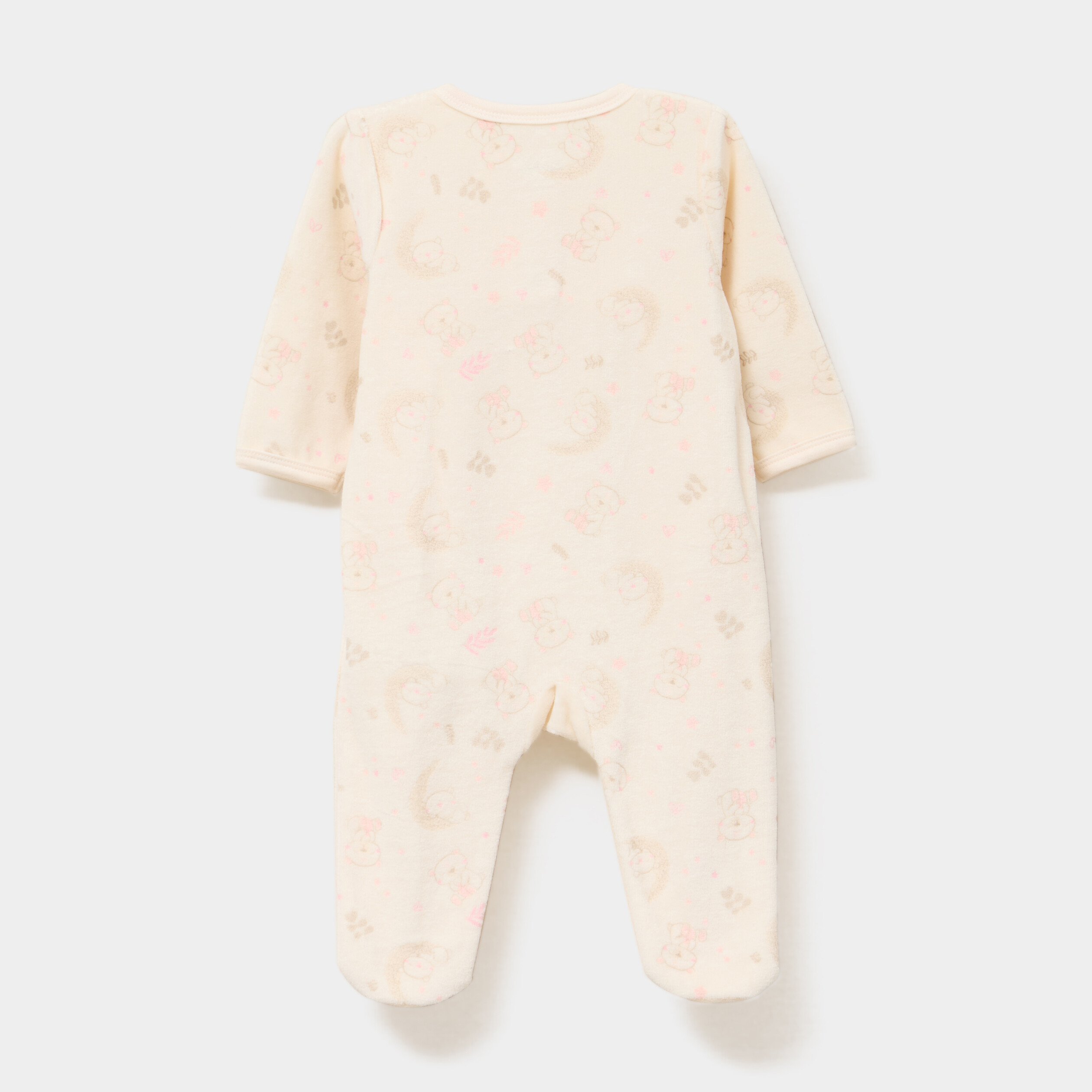 dors bien effet velours manches longues ivoire bebe Dors-bien effet velours manches longues ivoire bébé