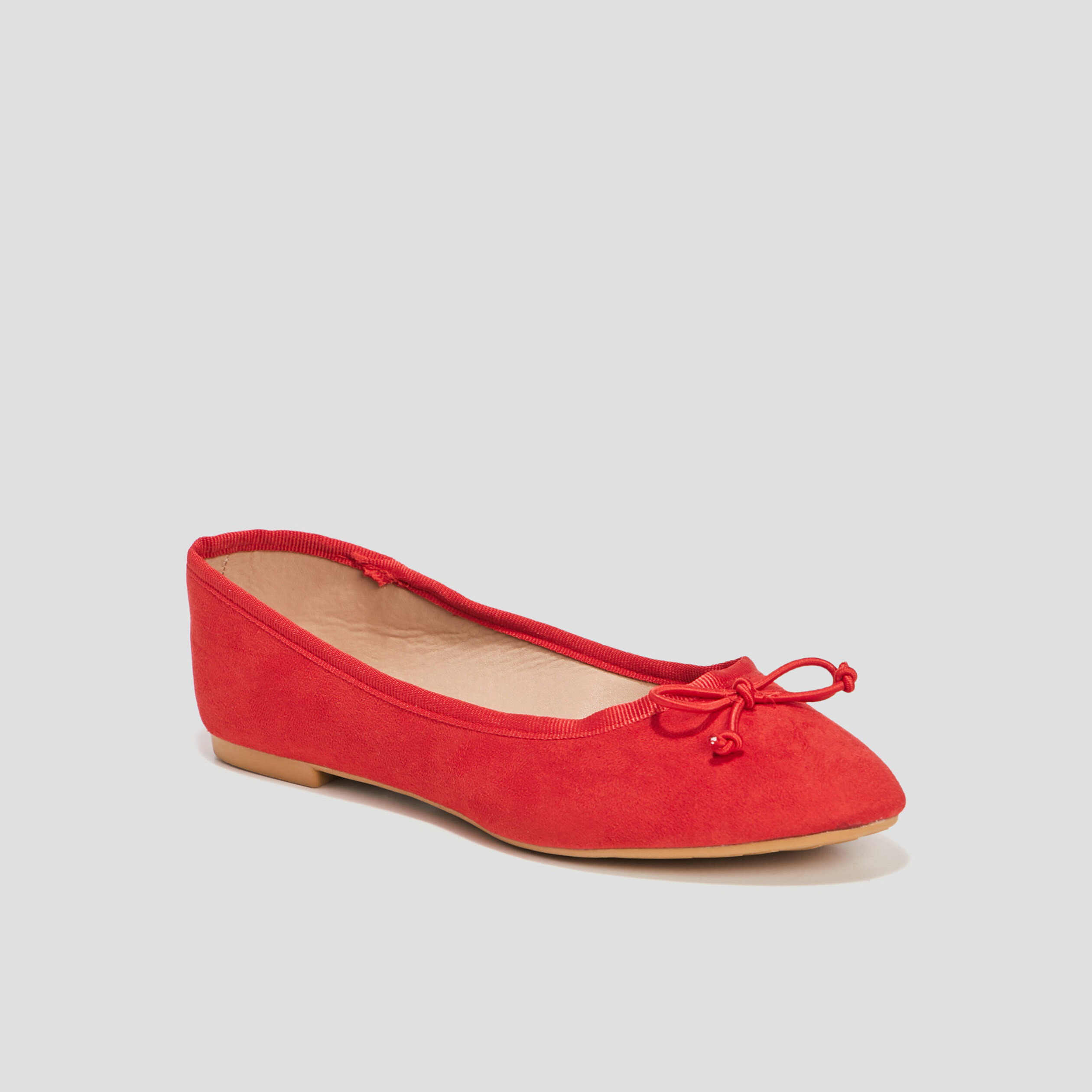ballerines avec noeuds rouge femme Ballerines avec noeuds rouge femme