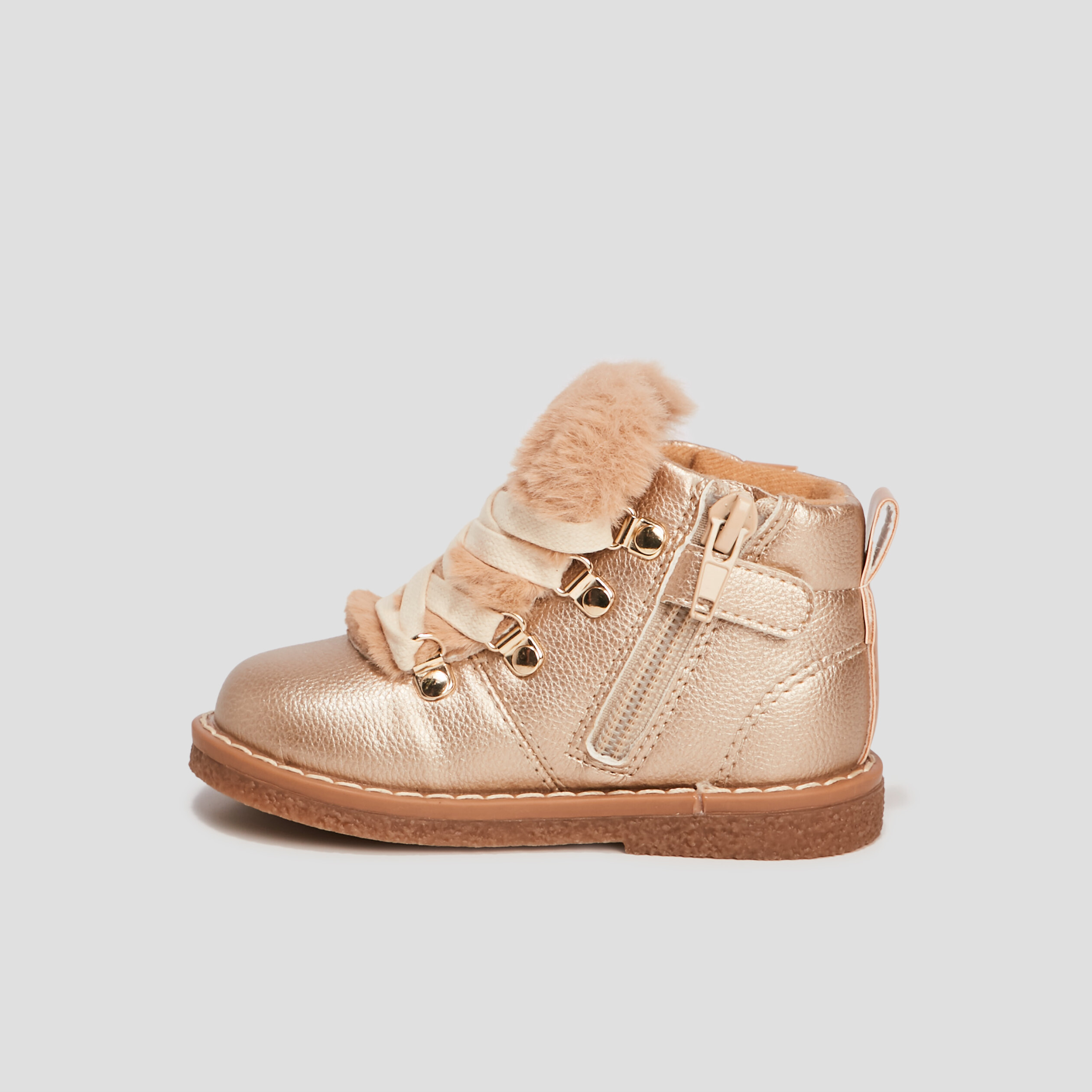 bottines lulucastagnette jaune or bebef Bottines LuluCastagnette jaune or bébé fille