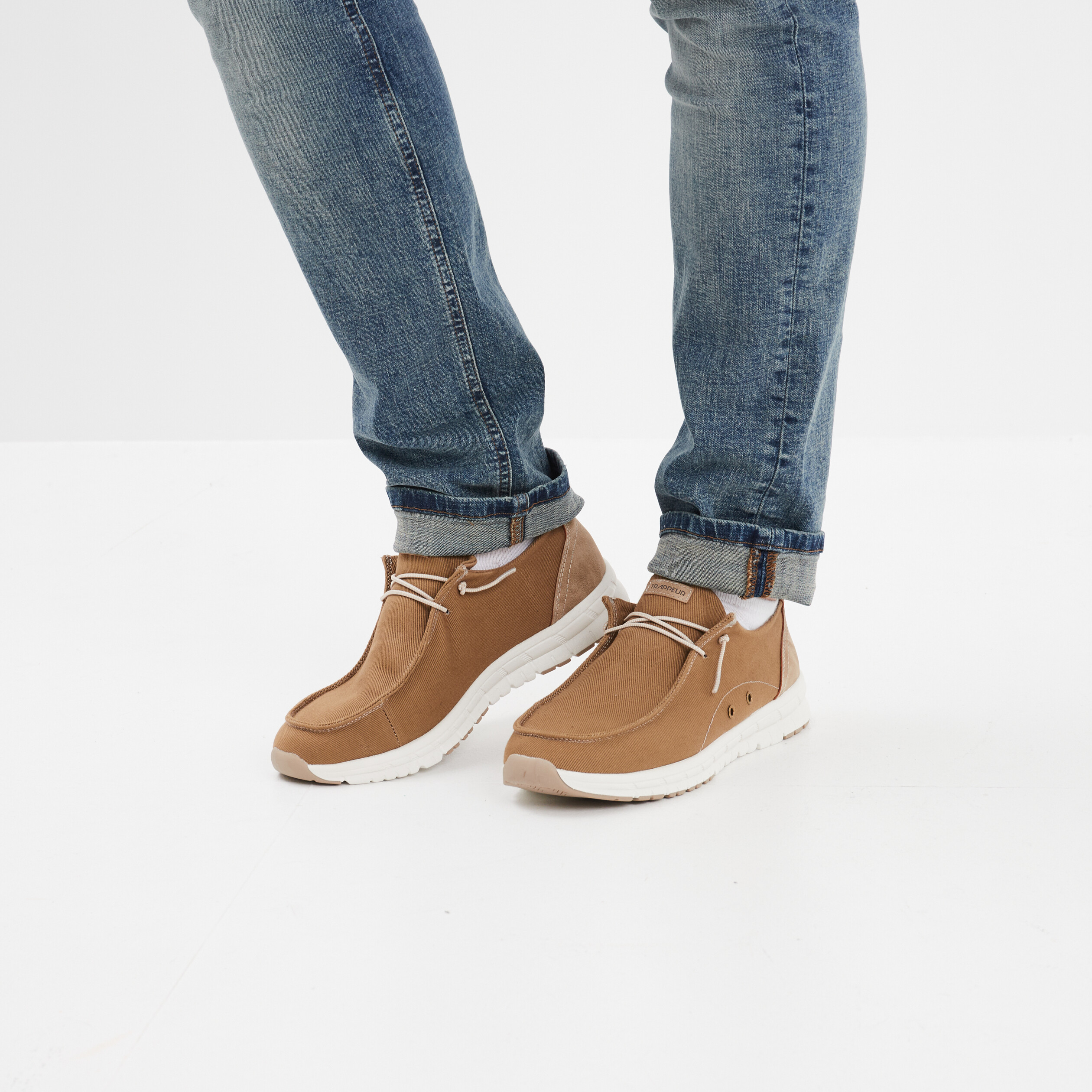 sandale a talon transparent