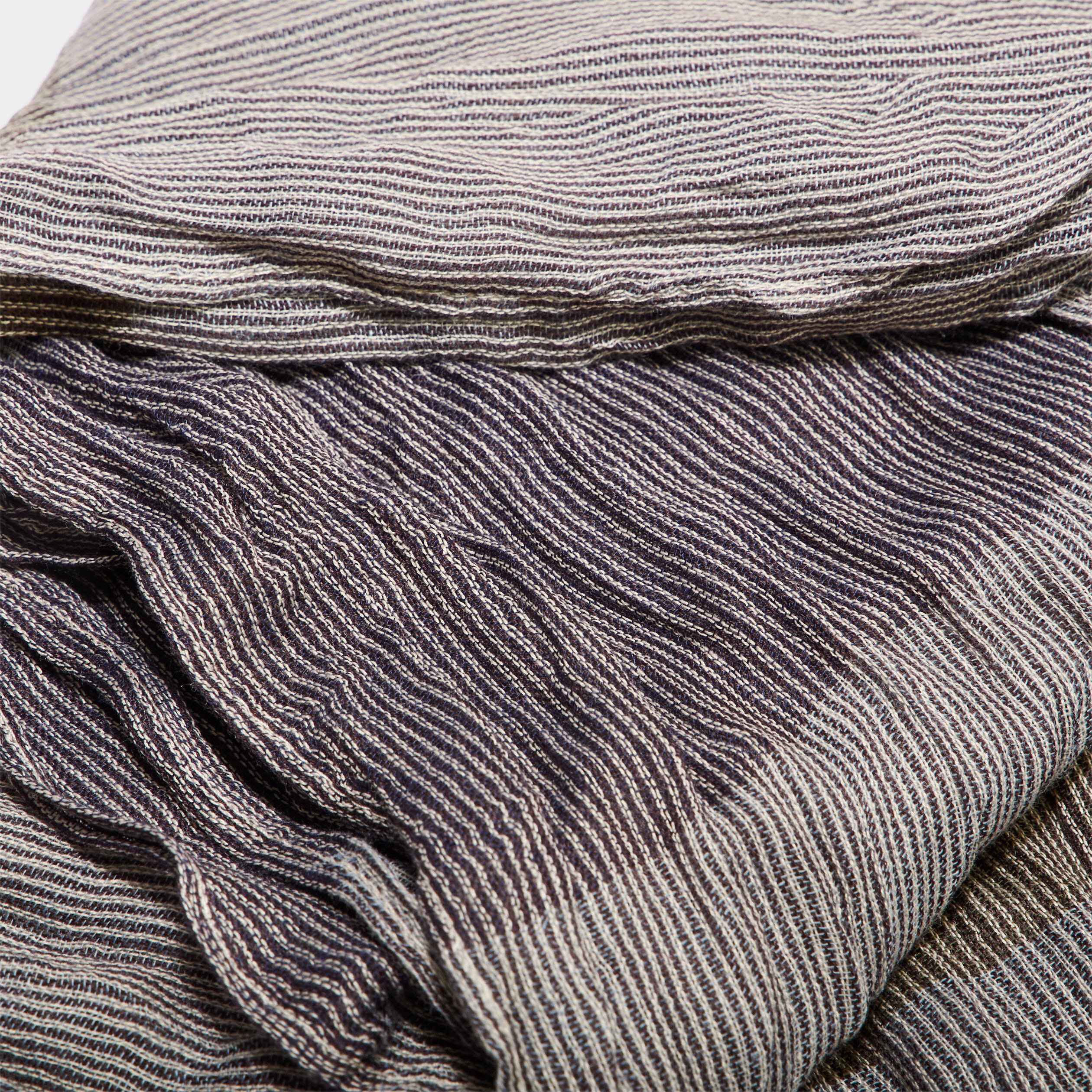foulard a franges multicolore homme Foulard à franges multicolore homme