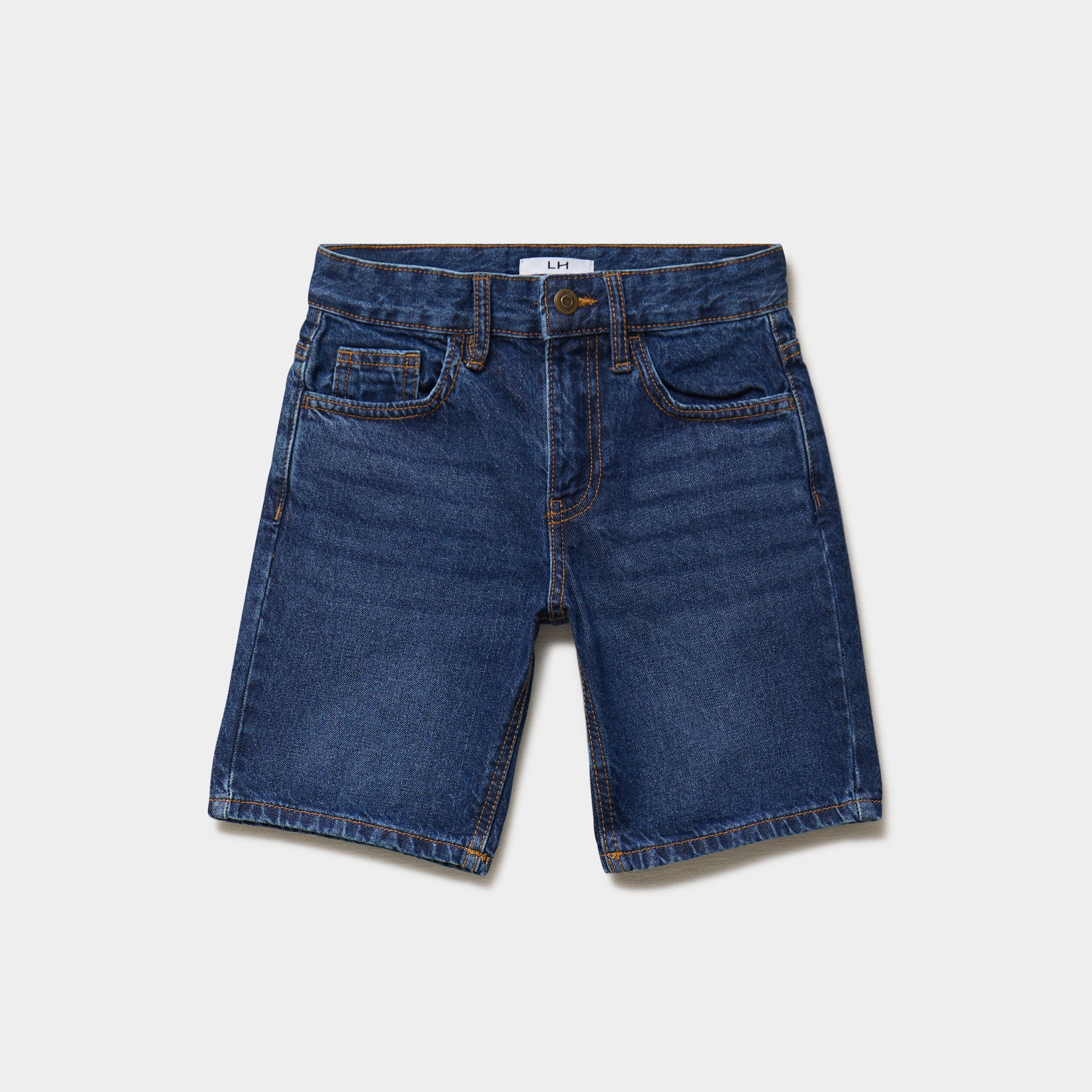 Bermuda en jean regular coton denim stone gar&ccedil;on