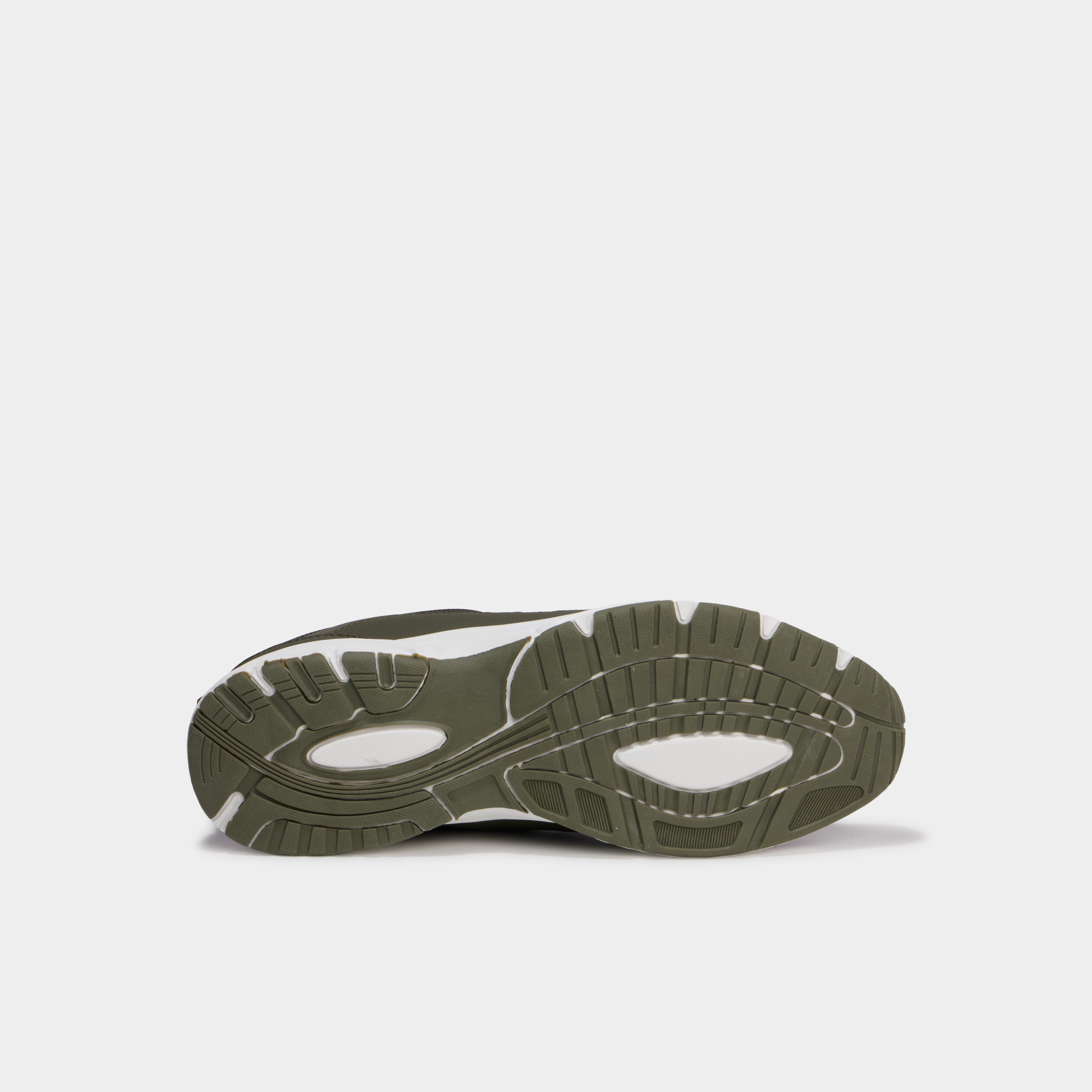 Baskets running vert kaki homme