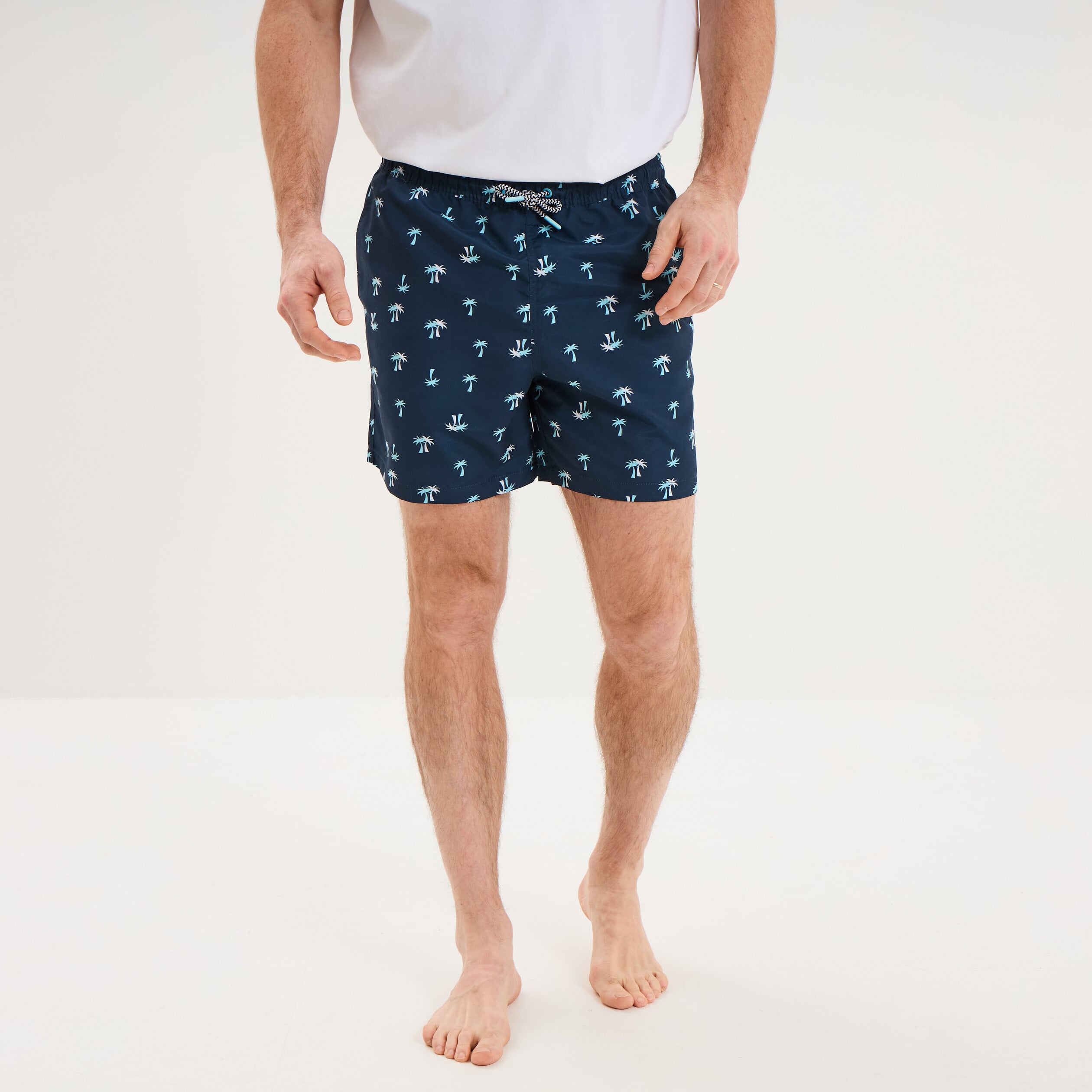 Short de bain bleu marine homme