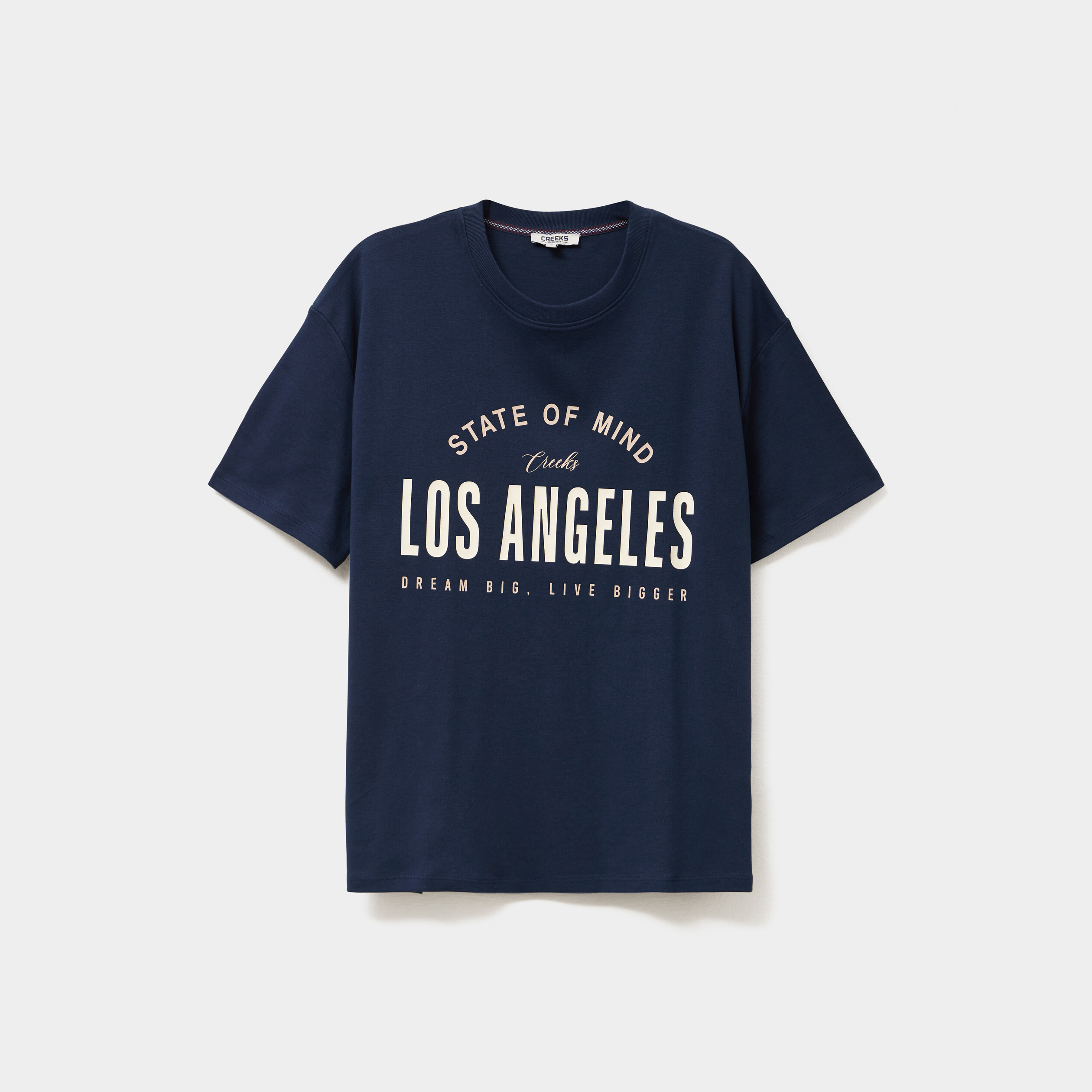 t shirt col rond manches courtes coton bleu marine femme T-shirt col rond manches courtes coton bleu marine femme