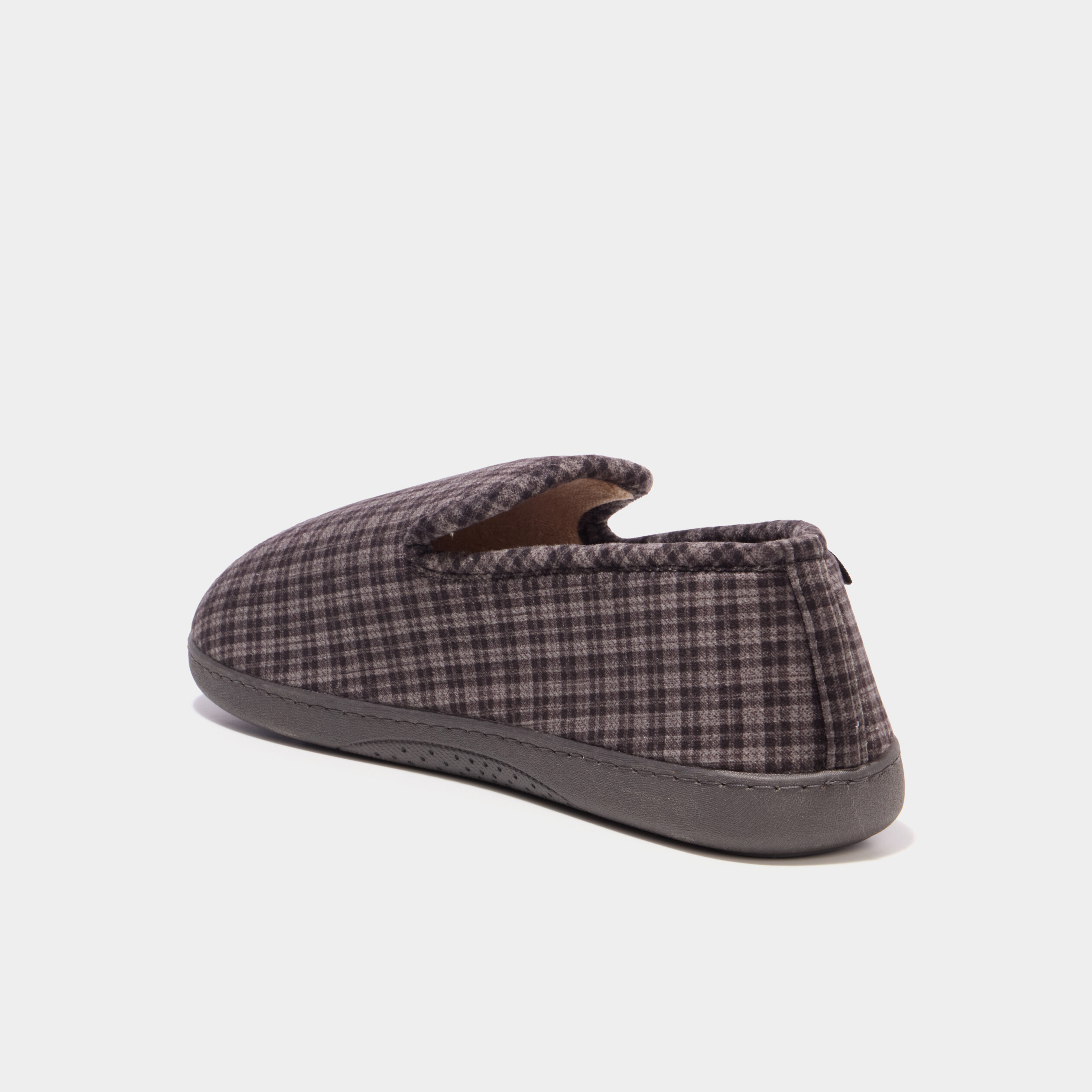 Chaussons fourr&eacute;s Isotoner gris homme