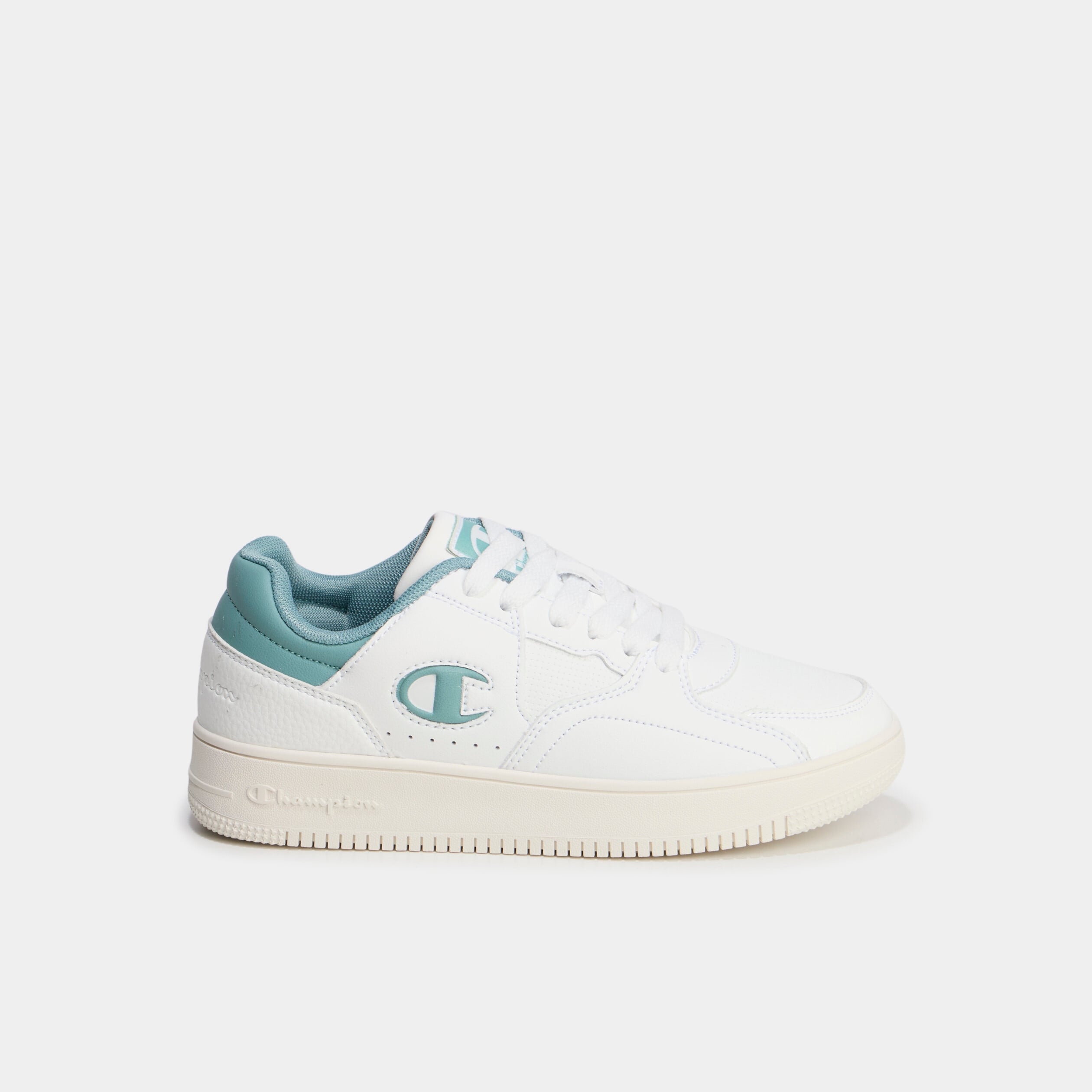 Tennis basses &agrave; lacets Champion vert femme