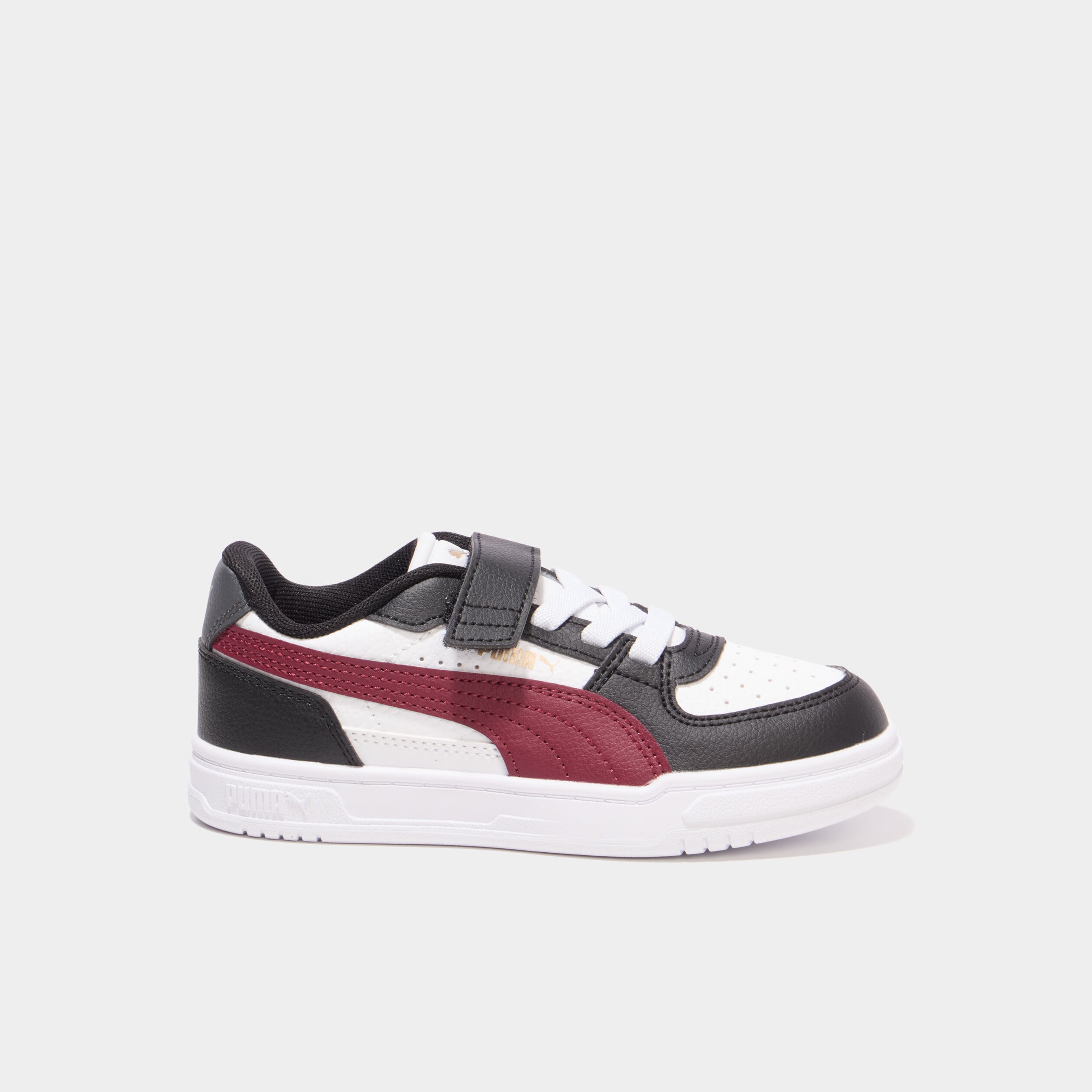 Baskets &agrave; scratchs Caven III Puma bordeaux gar&ccedil;on
