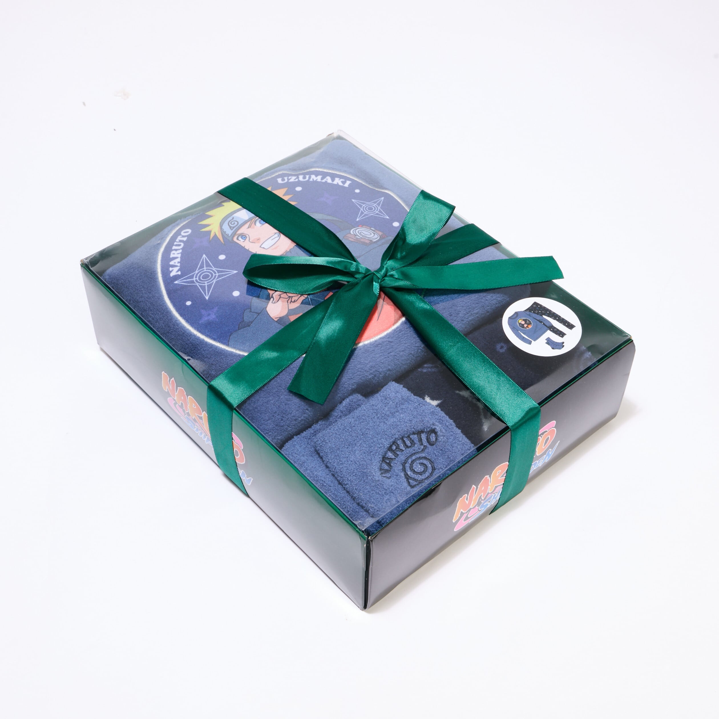 Ensemble pyjama Naruto coffret cadeau bleu gar&ccedil;on