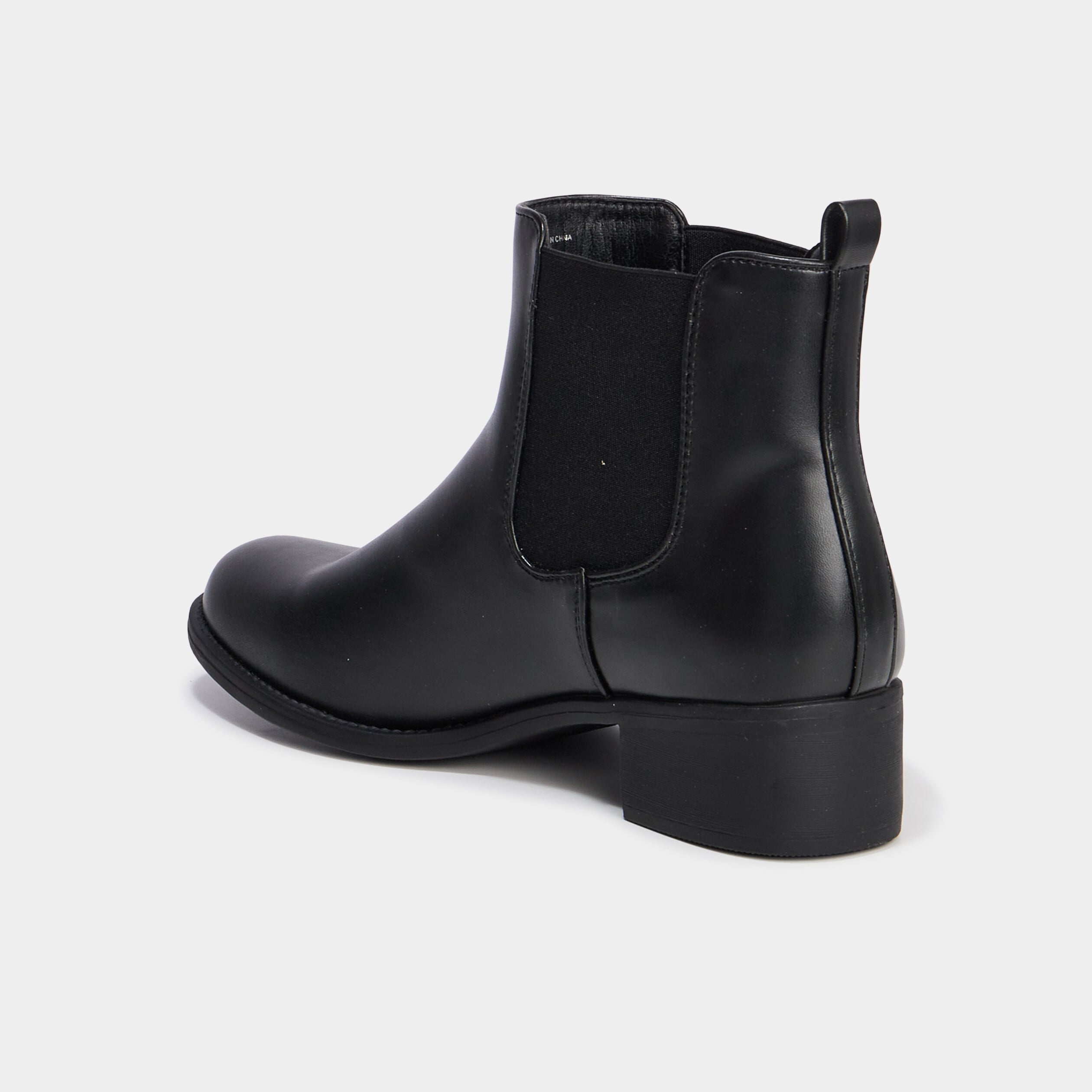 Bottines chelsea noir femme