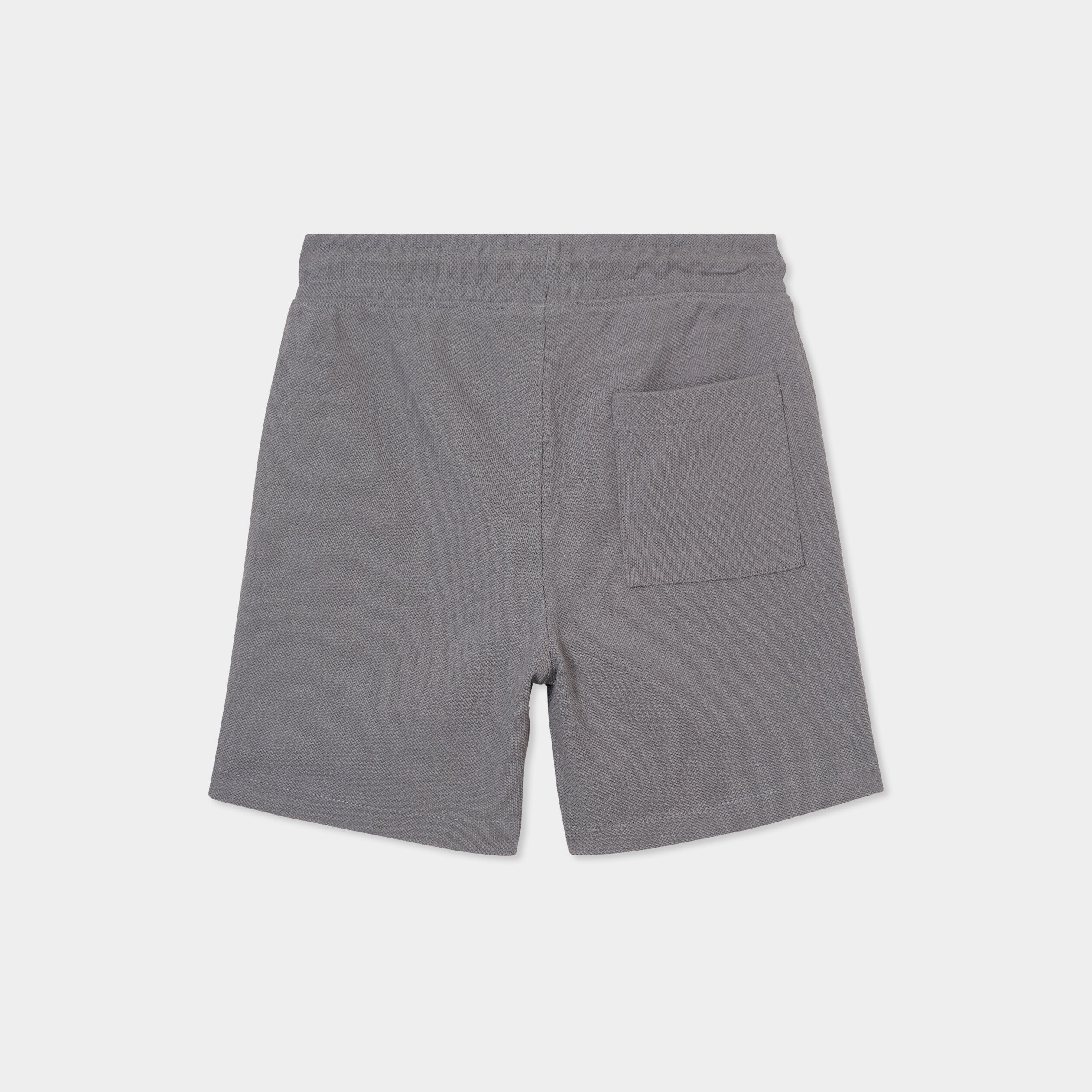 Bermuda de jogging regular coton gris foncé garçon
