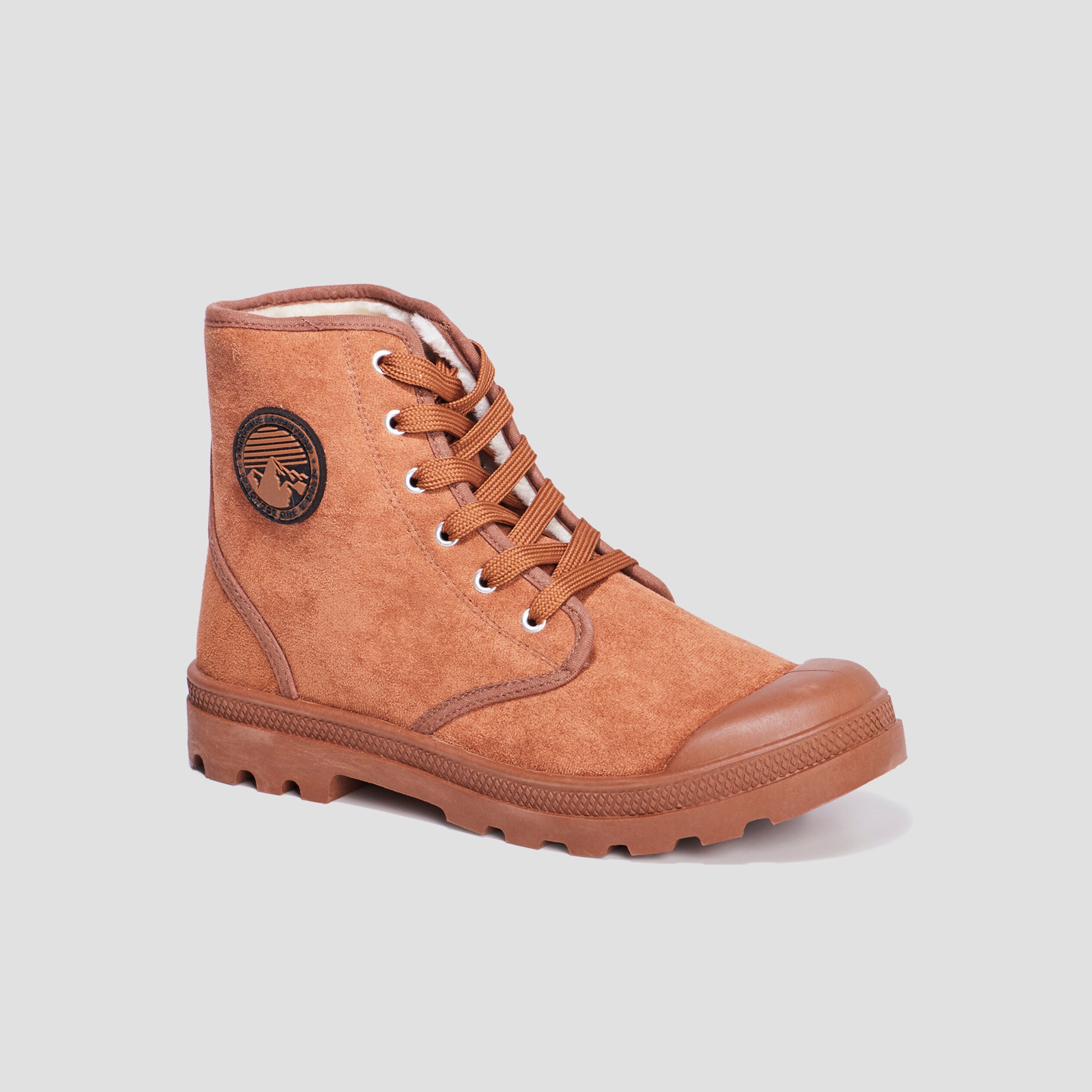 basket femme avec fourrure