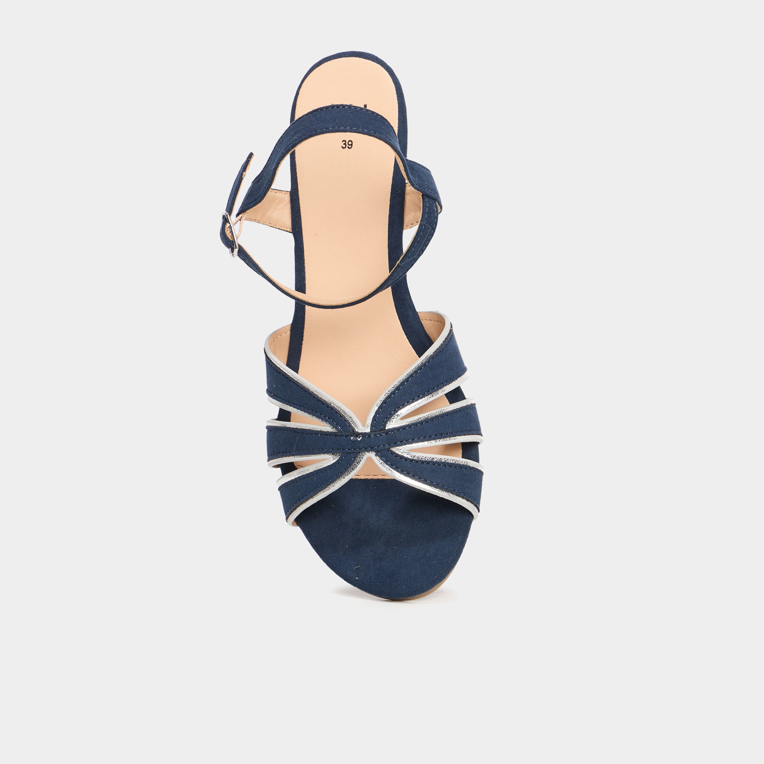 sandales compensees bleu marine femme Sandales compensées bleu marine femme