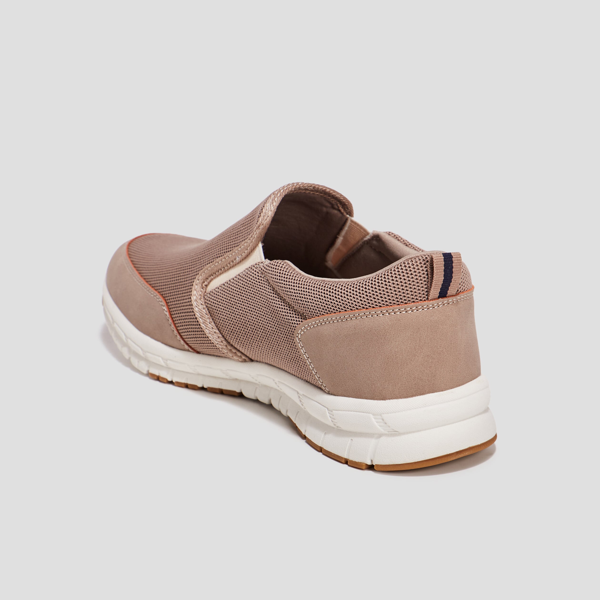 Baskets avec languette d'enfilage sable homme