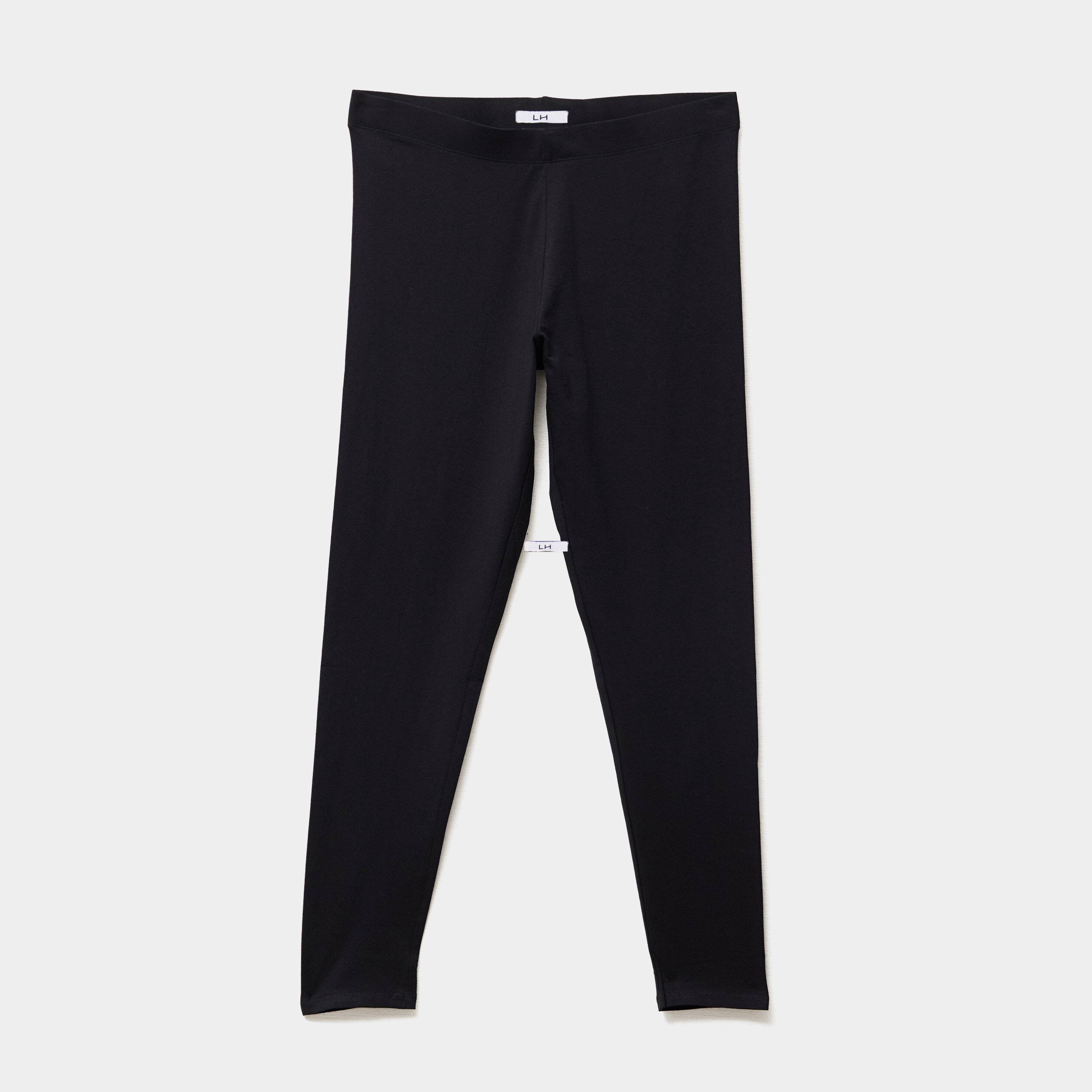 Legging avec taille &eacute;lastiqu&eacute;e noir femme grande taille