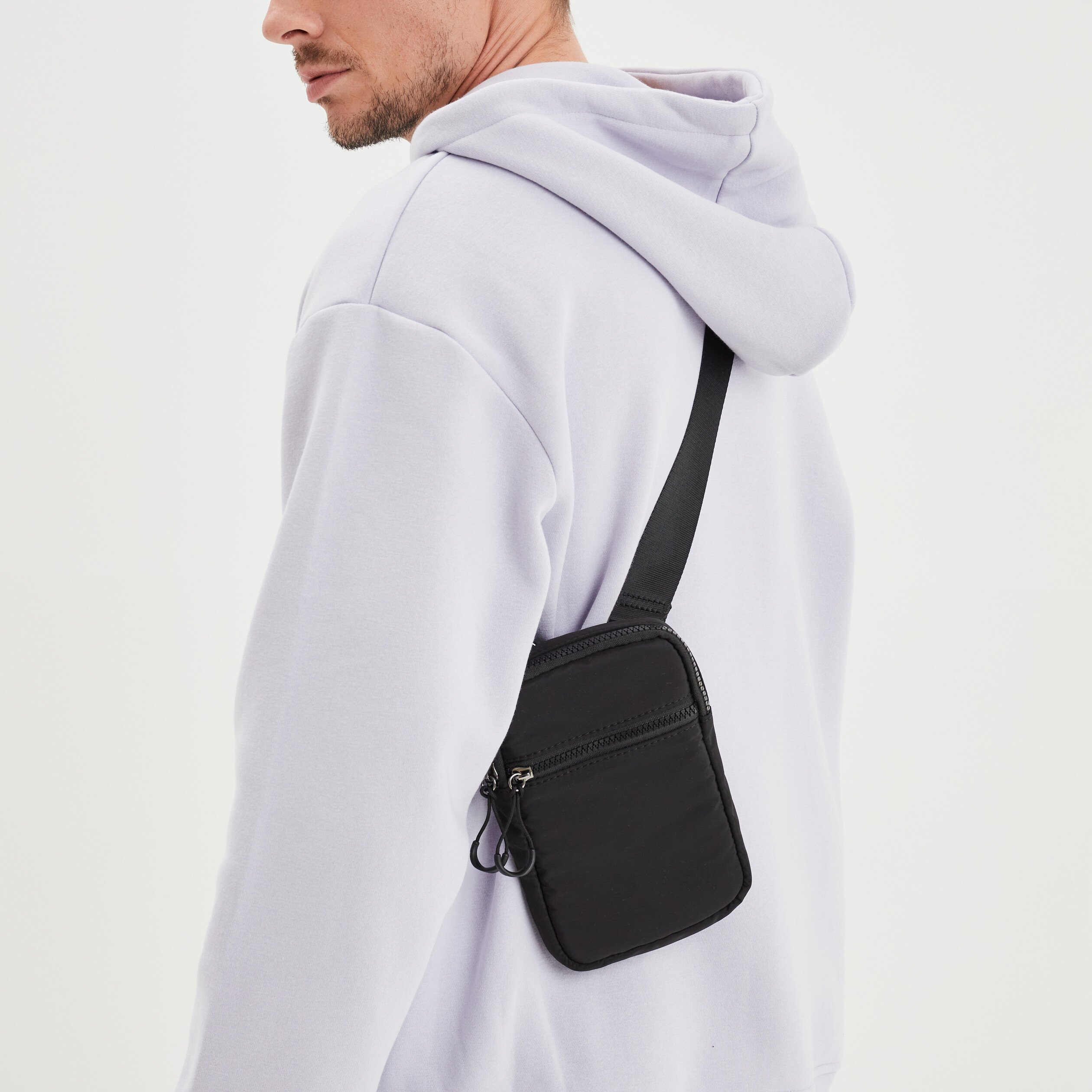 portefeuille sacoche en bandouliere noir homme Portefeuille sacoche en bandoulière noir homme